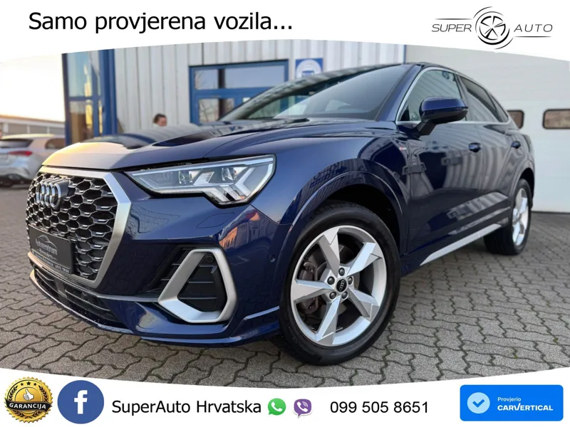 Audi Q3 Sportback 45 TFSI (245 KS) quattro S tronic S line LED+GR SJED+ACC