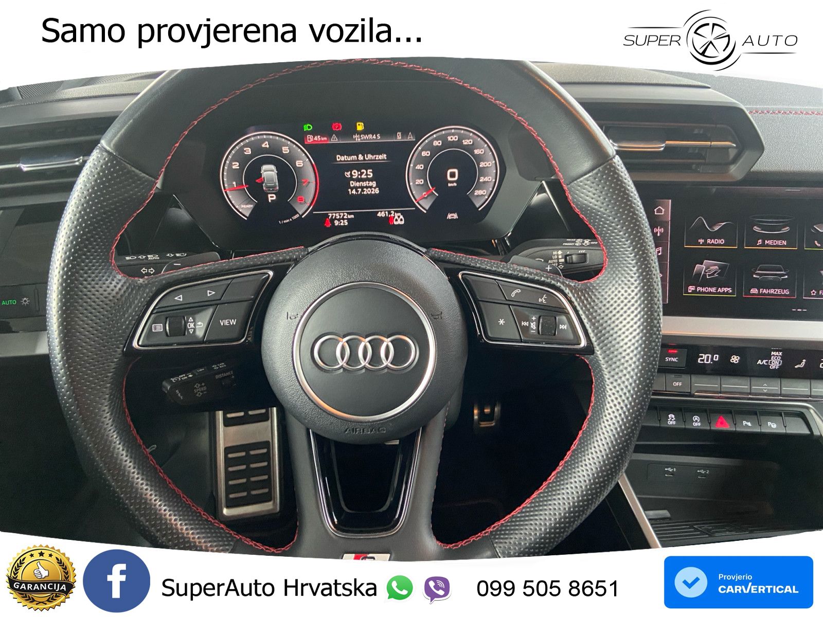 Audi A3 40 TFSI (190 KS) quattro S tronic S line