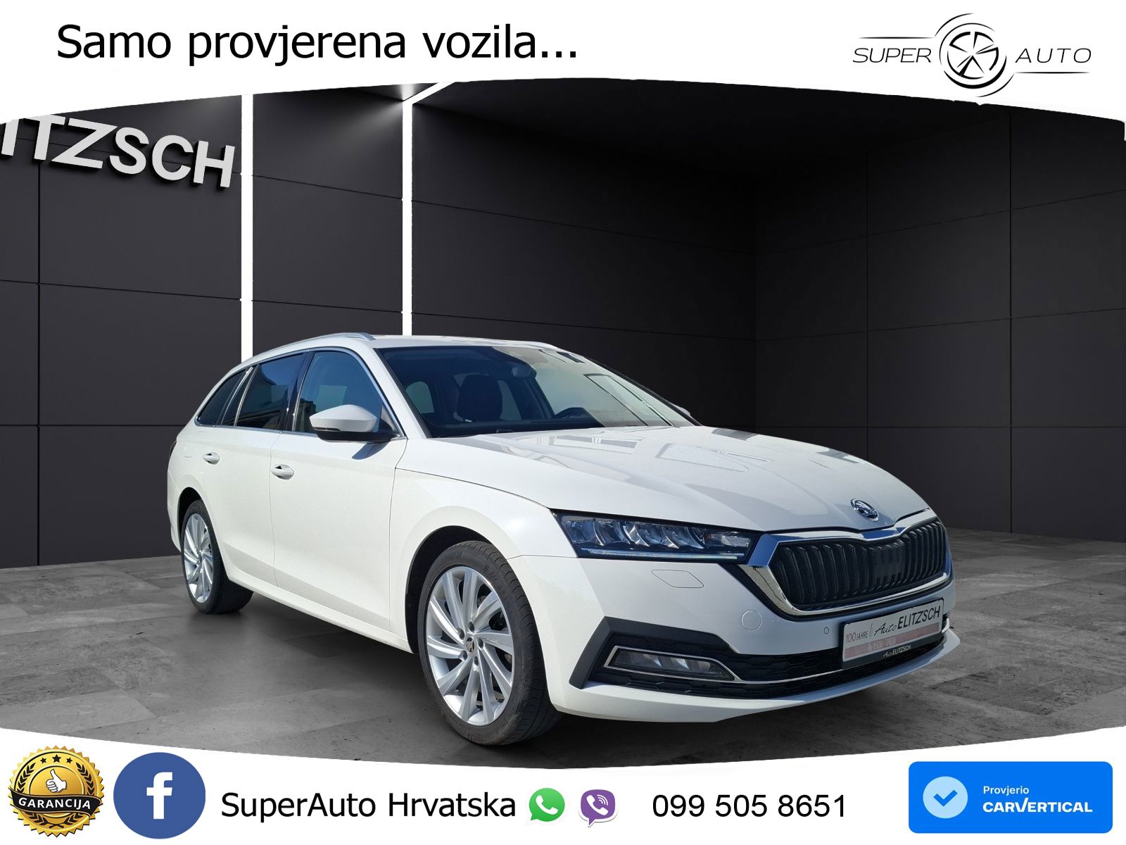 Škoda Octavia Combi 2.0 TDI (150 KS) DSG LED+GR SJED+ACC