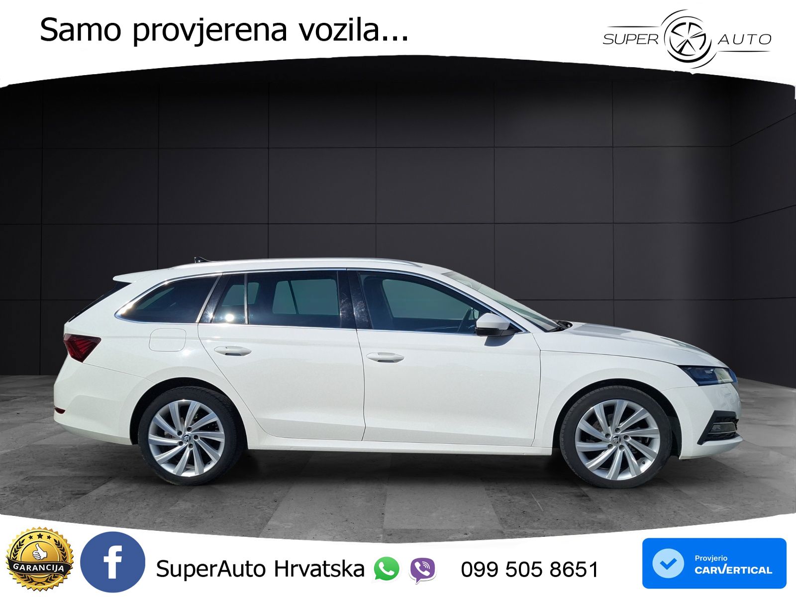 Škoda Octavia Combi 2.0 TDI (150 KS) DSG LED+GR SJED+ACC