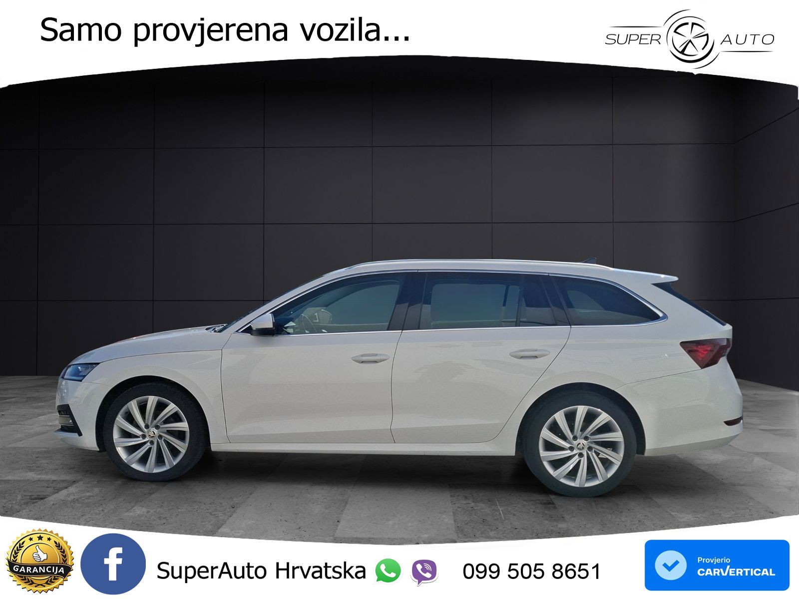 Škoda Octavia Combi 2.0 TDI (150 KS) DSG LED+GR SJED+ACC