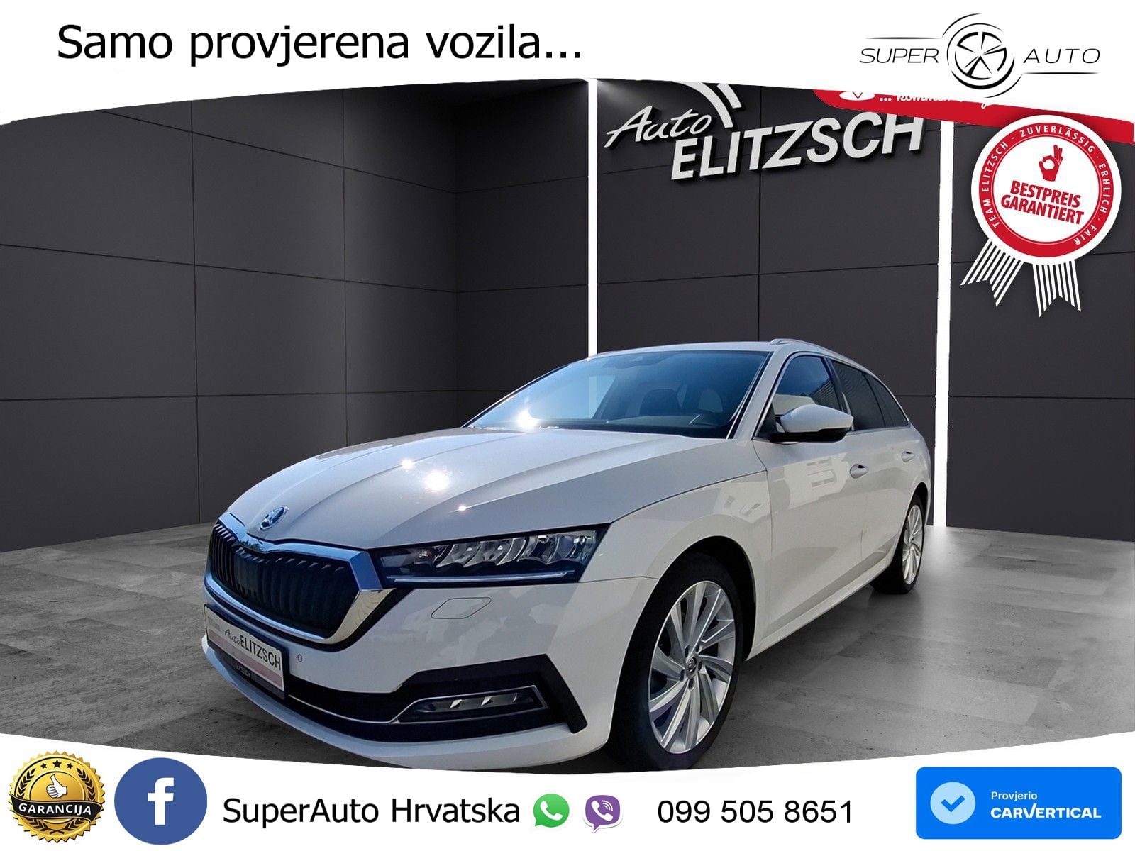 Škoda Octavia Combi 2.0 TDI (150 KS) DSG LED+GR SJED+ACC