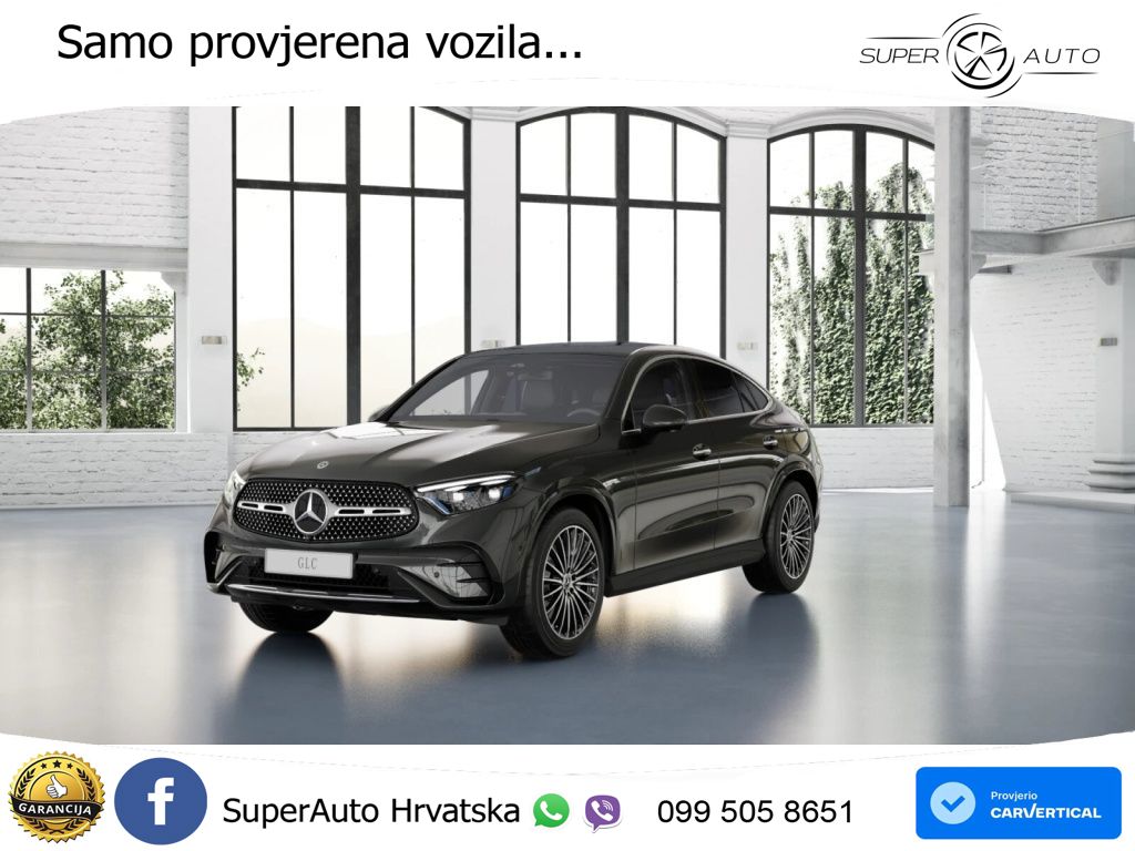 Mercedes GLC Coupe 220d (197 KS) 4MATIC 9G-TRONIC AMG ACC+GR SJED+360+PANO