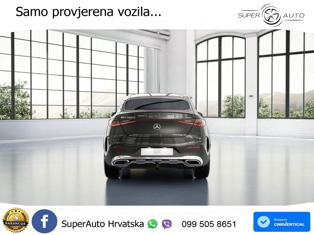 Mercedes GLC Coupe 220d (197 KS) 4MATIC 9G-TRONIC AMG ACC+GR SJED+360+PANO