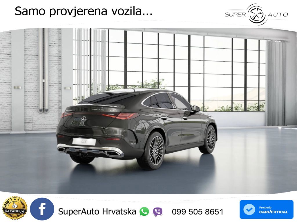 Mercedes GLC Coupe 220d (197 KS) 4MATIC 9G-TRONIC AMG ACC+GR SJED+360+PANO