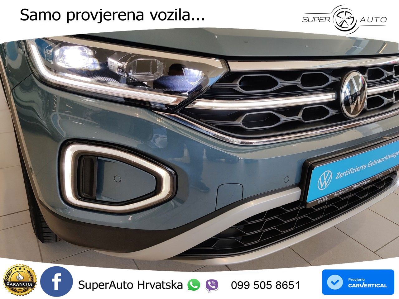 Volkswagen T-Roc 1.5 TSI (150 KS) DSG LED+GR SJED+ACC