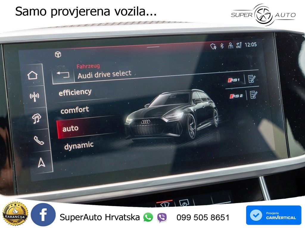 Audi RS6 Avant 4.0 TFSI V8 (600 KS) quattro Tiptronic MATRIX+GR SJED+KAM