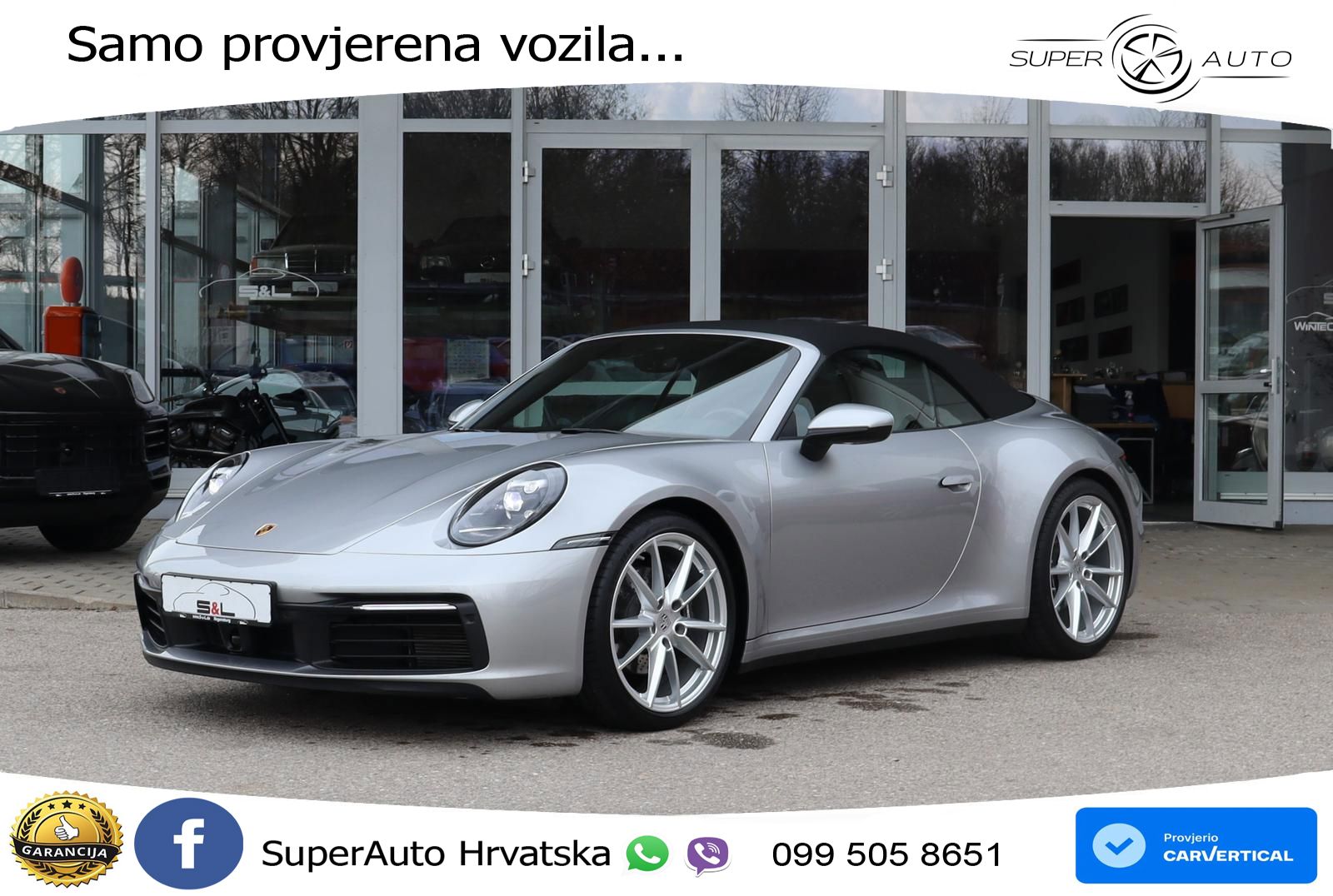 Porsche 911 Carrera Cabriolet 3.0 (385 KS) PDK LED+GR SJED+ACC