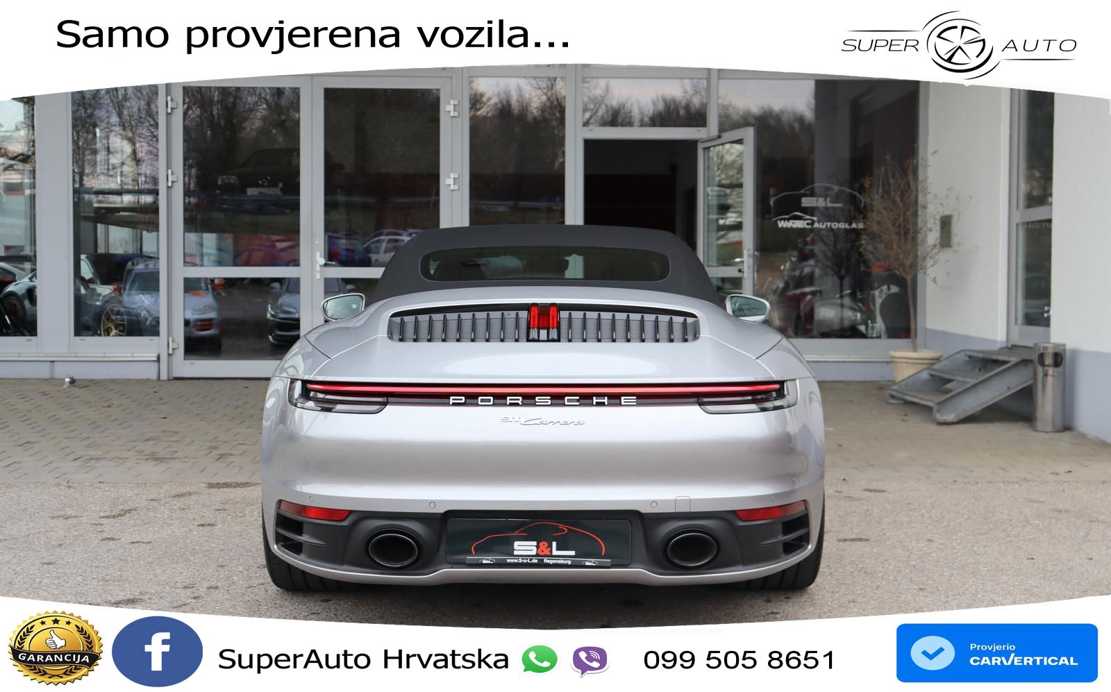 Porsche 911 Carrera Cabriolet 3.0 (385 KS) PDK LED+GR SJED+ACC