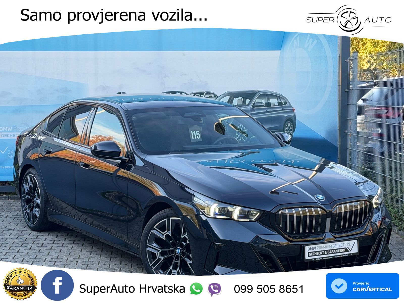 BMW 520d (197 KS) Steptronic M Sport LED+GR SJED+ACC