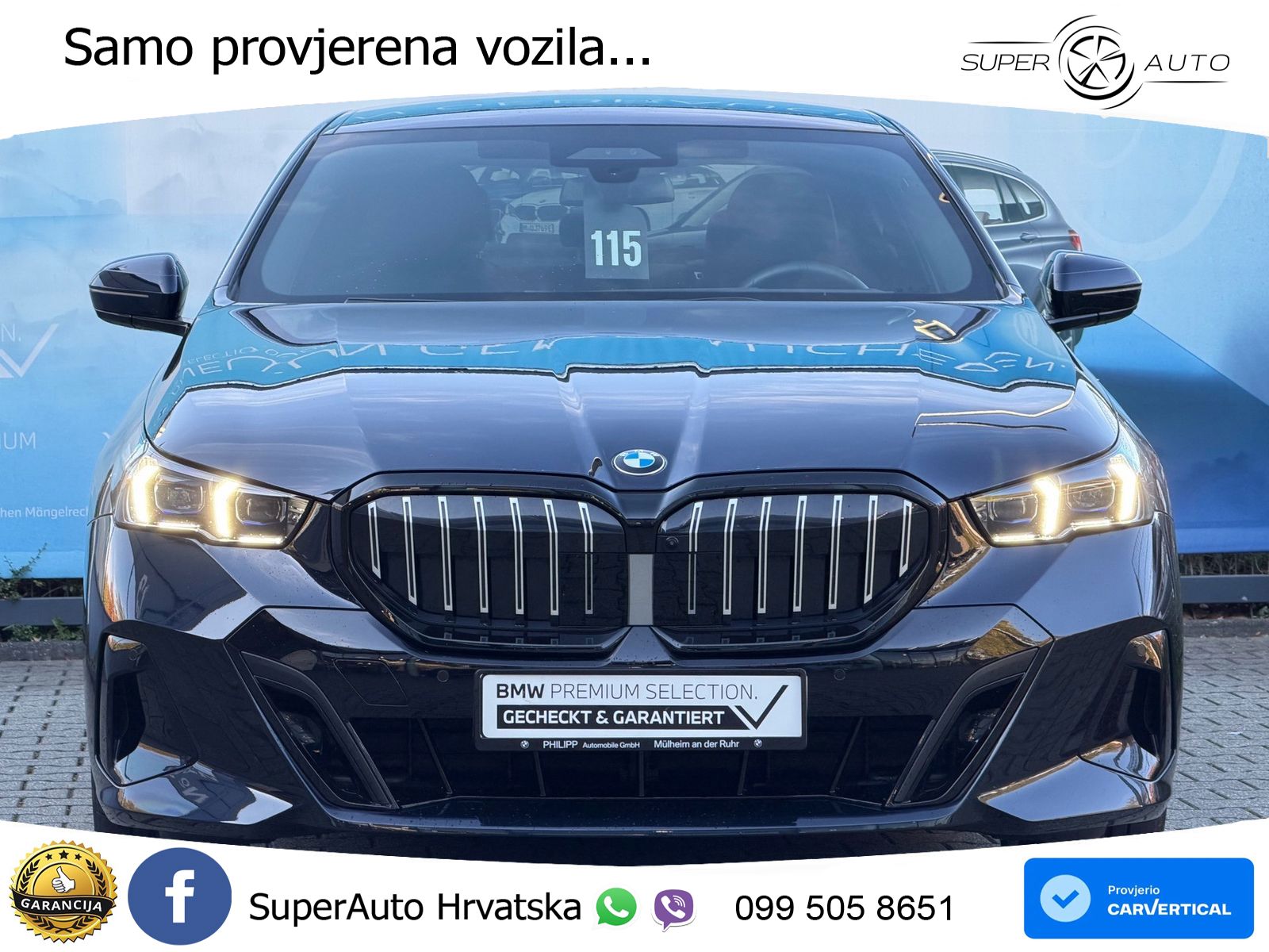 BMW 520d (197 KS) Steptronic M Sport LED+GR SJED+ACC