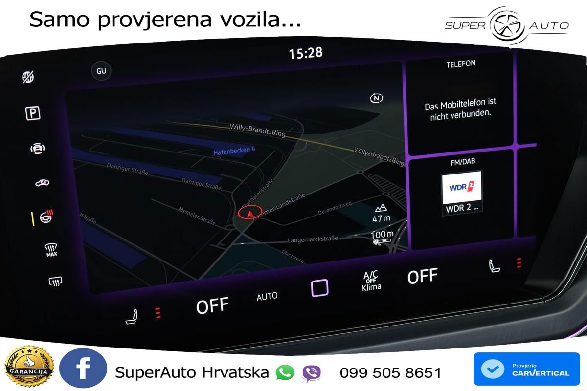 Volkswagen Touareg 3.0 V6 TDI (231 KS) 4MOTION Tiptronic ZRAČNI+ACC+GR SJED+KAM+PANO