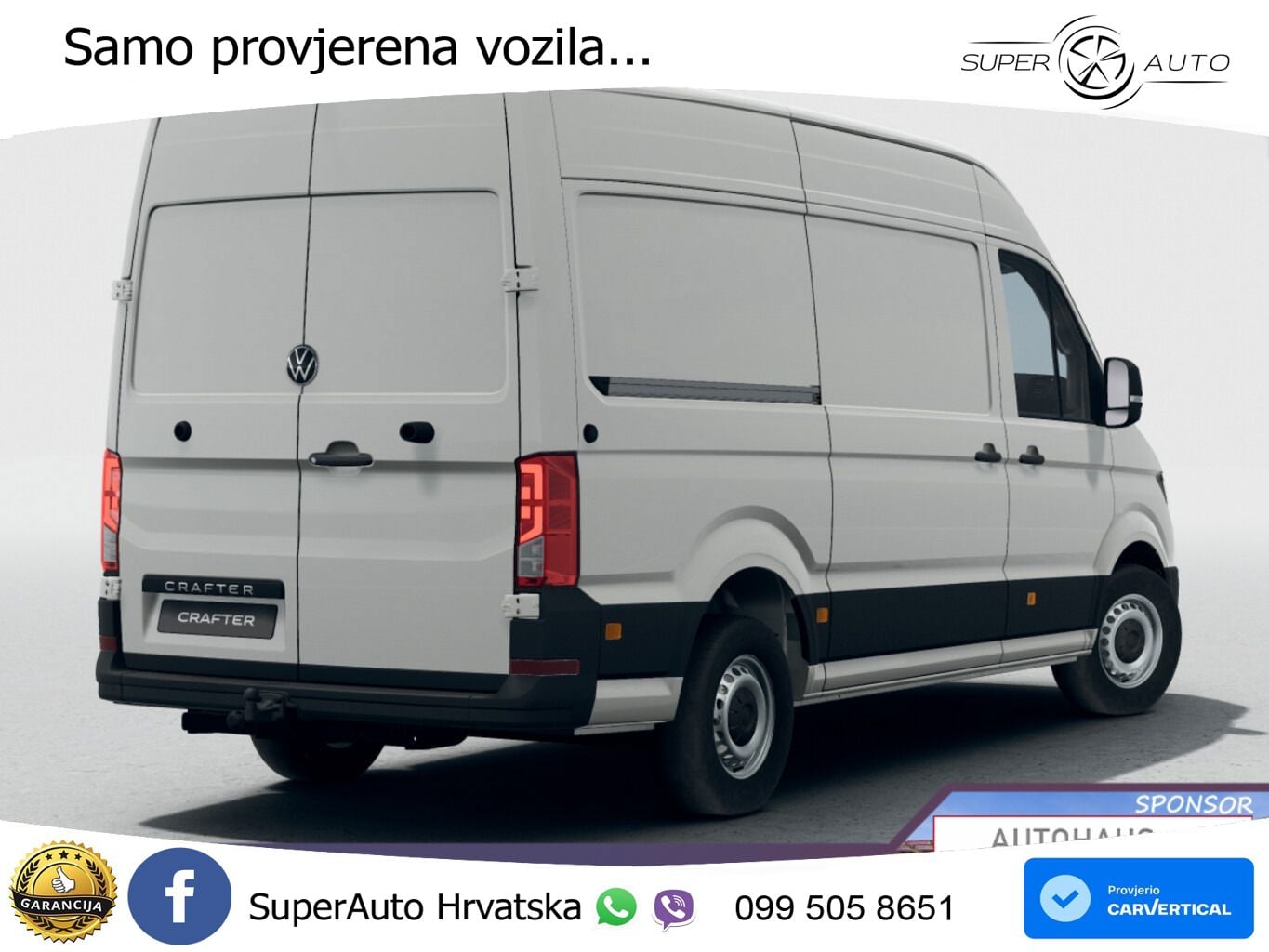 Volkswagen Crafter 35 AT8 L3H3 3S AHK Kam Temp UVP-40%* 177 KS