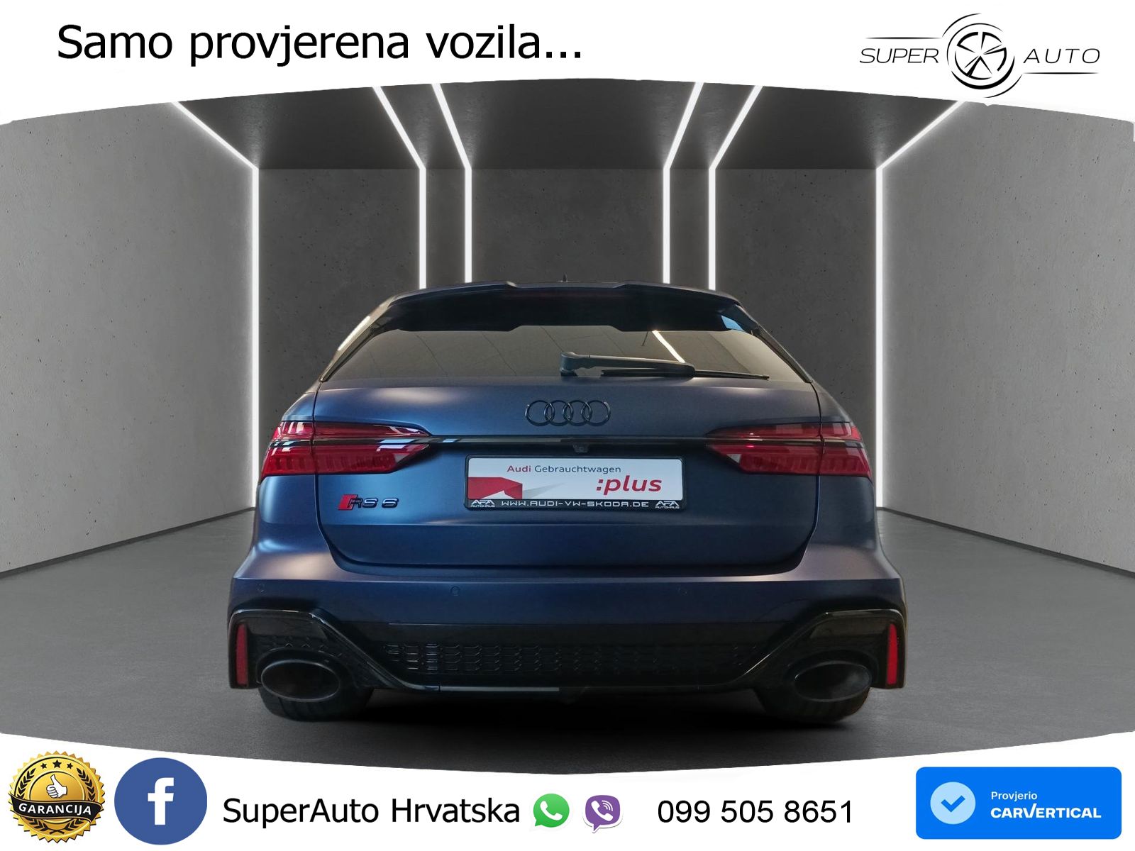 Audi RS6 Avant 4.0 TFSI V8 (600 KS) quattro Tiptronic Kuka LED+GR SJED+ACC