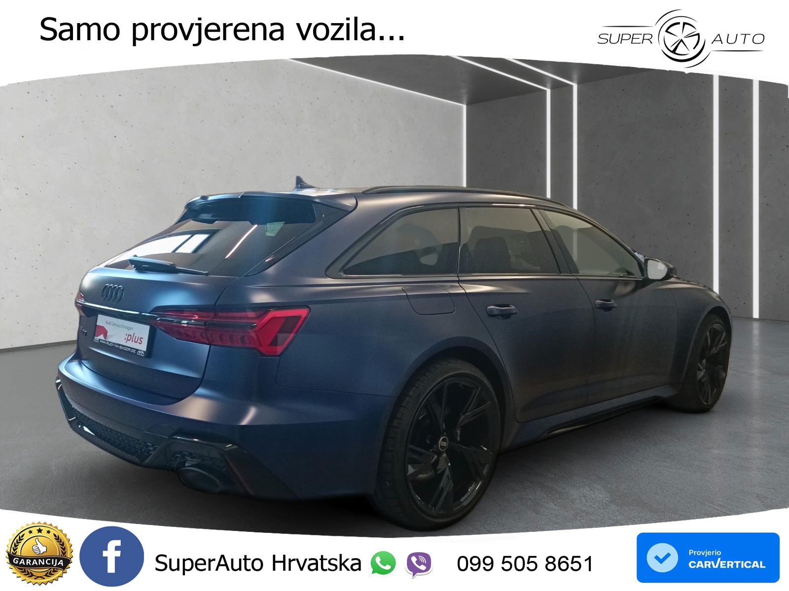 Audi RS6 Avant 4.0 TFSI V8 (600 KS) quattro Tiptronic Kuka LED+GR SJED+ACC