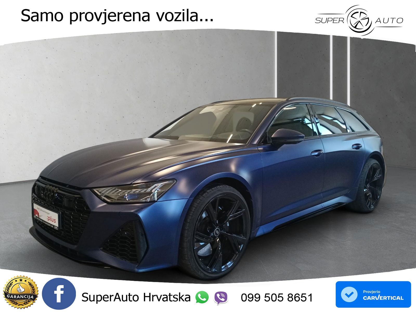 Audi RS6 Avant 4.0 TFSI V8 (600 KS) quattro Tiptronic Kuka LED+GR SJED+ACC