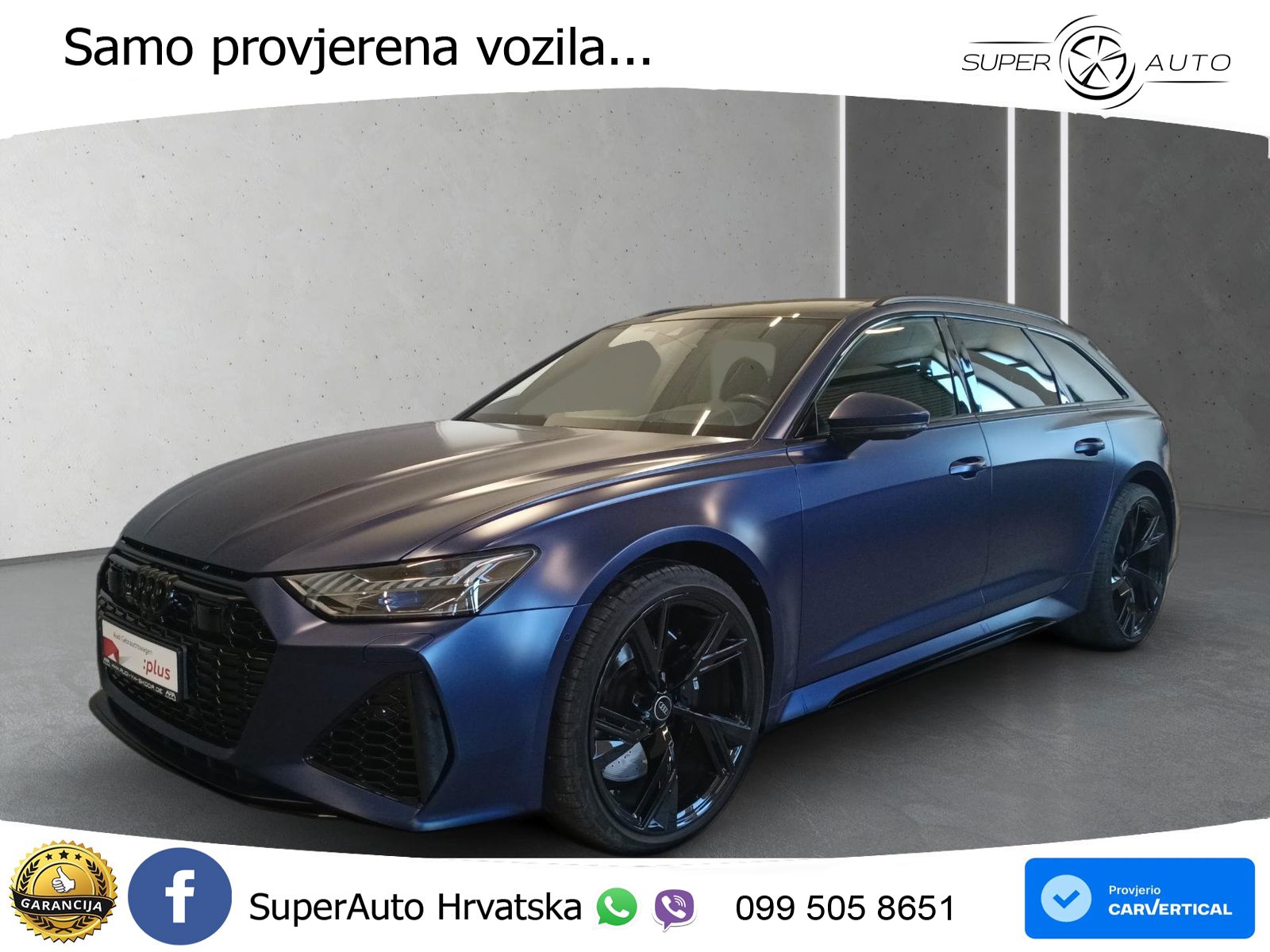 Audi RS6 Avant 4.0 TFSI V8 (600 KS) quattro Tiptronic Kuka LED+GR SJED+ACC