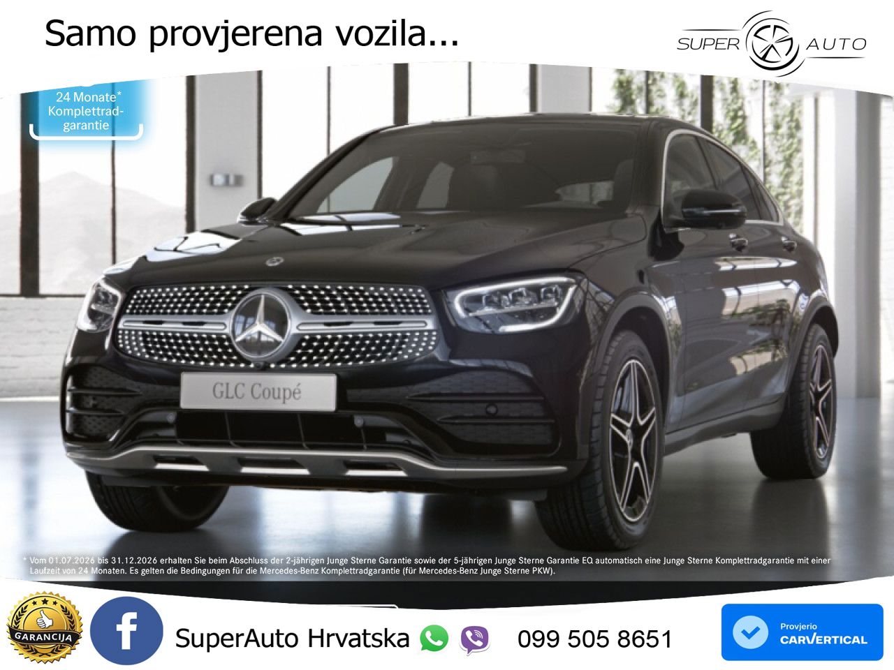 Mercedes GLC Coupe 400d (330 KS) 4MATIC 9G-TRONIC AMG LED+GR SJED+ACC