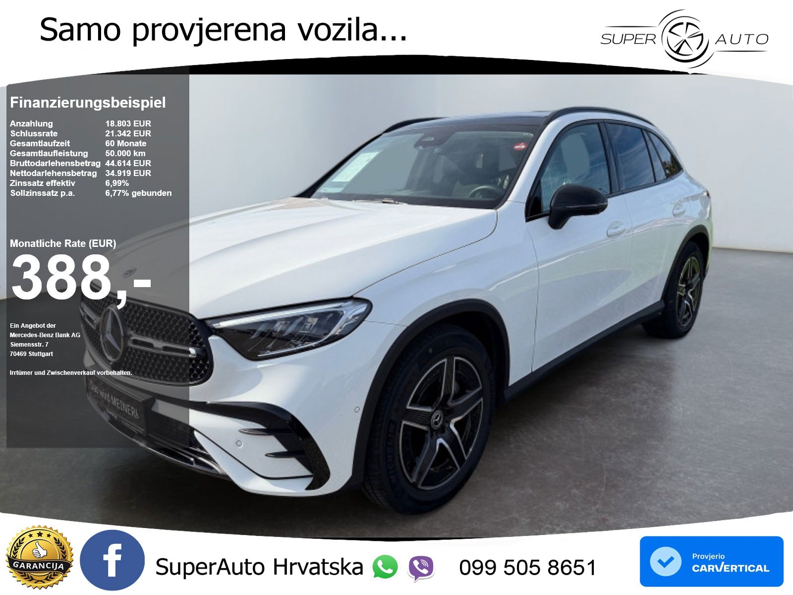 Mercedes GLC 220d (197 KS) 4MATIC 9G-TRONIC AMG ACC+GR SJED+360+PANO