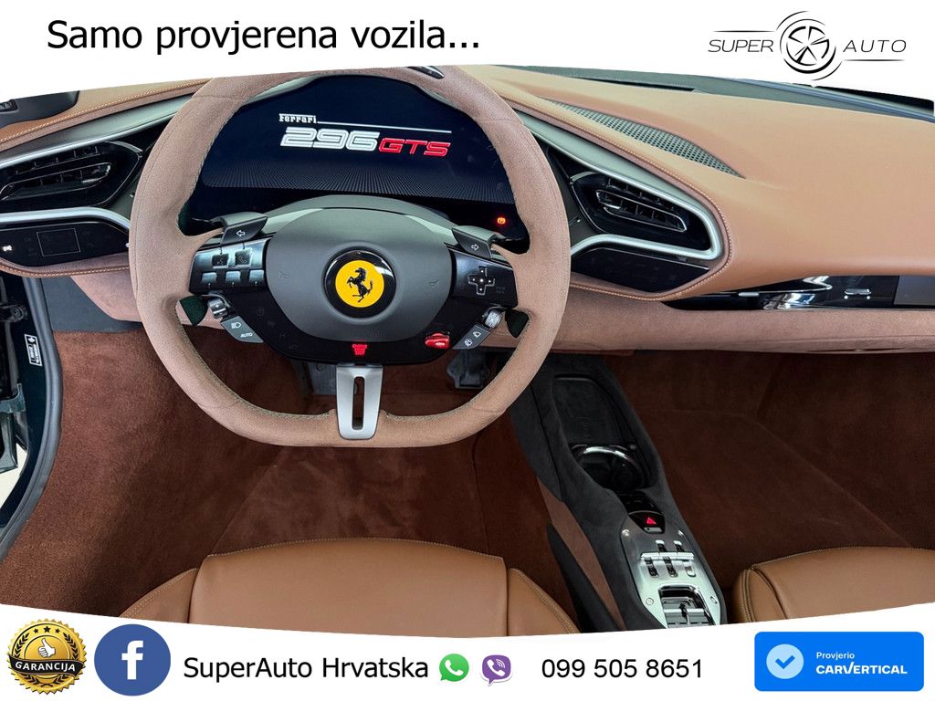 Ferrari 296 GTS 3.0 V6 (830 KS) F1 DCT