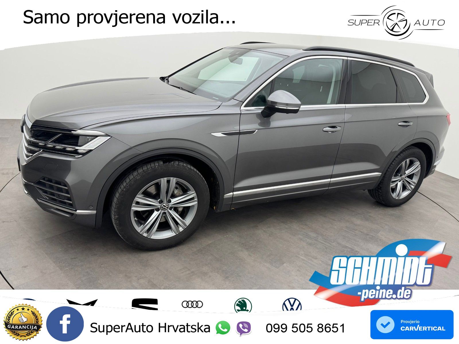Volkswagen Touareg 3.0 V6 TDI (286 KS) 4MOTION Tiptronic ZRAČNI+ACC+4xGR SJED+KAM