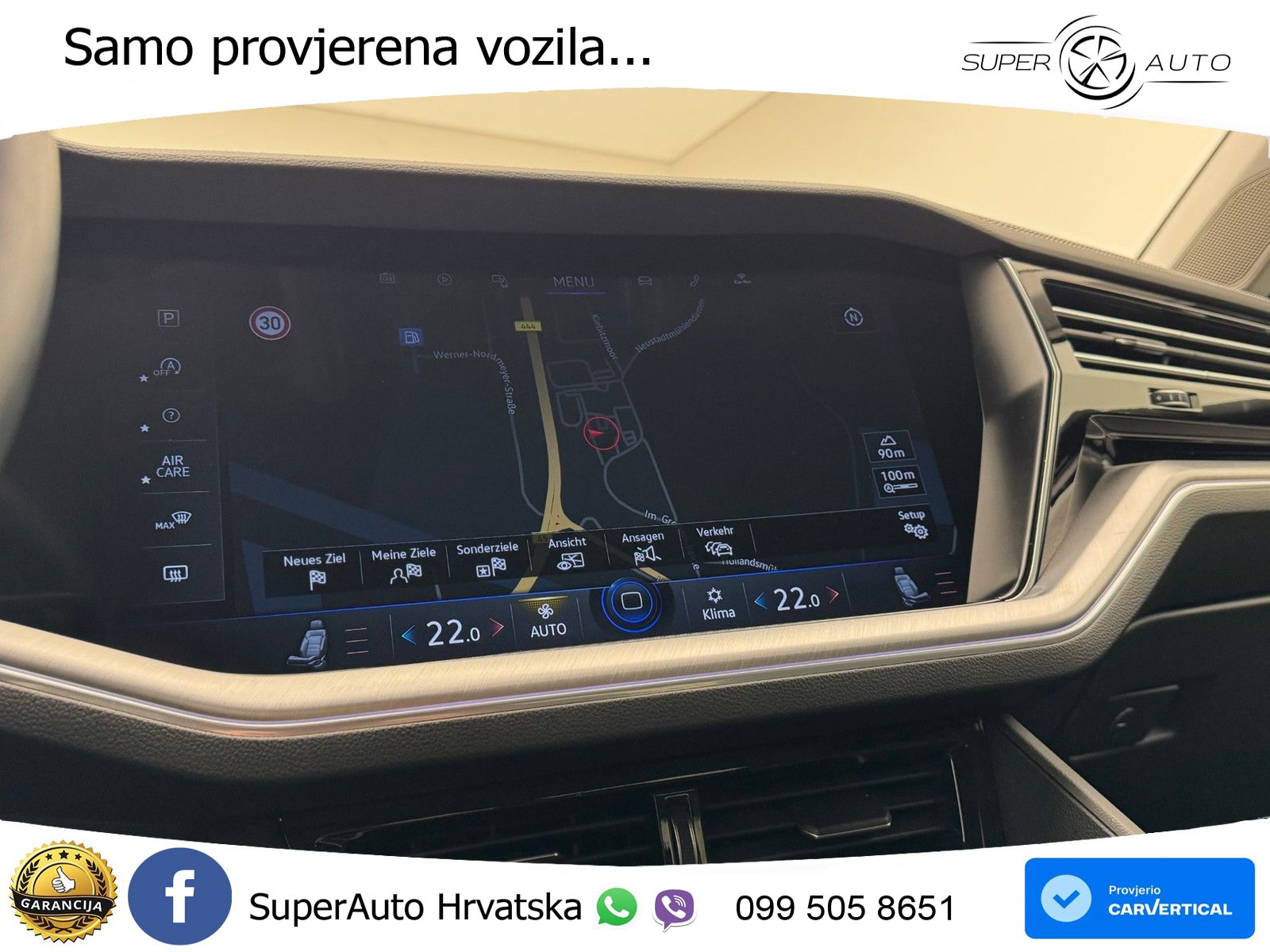 Volkswagen Touareg 3.0 V6 TDI (286 KS) 4MOTION Tiptronic ZRAČNI+ACC+4xGR SJED+KAM