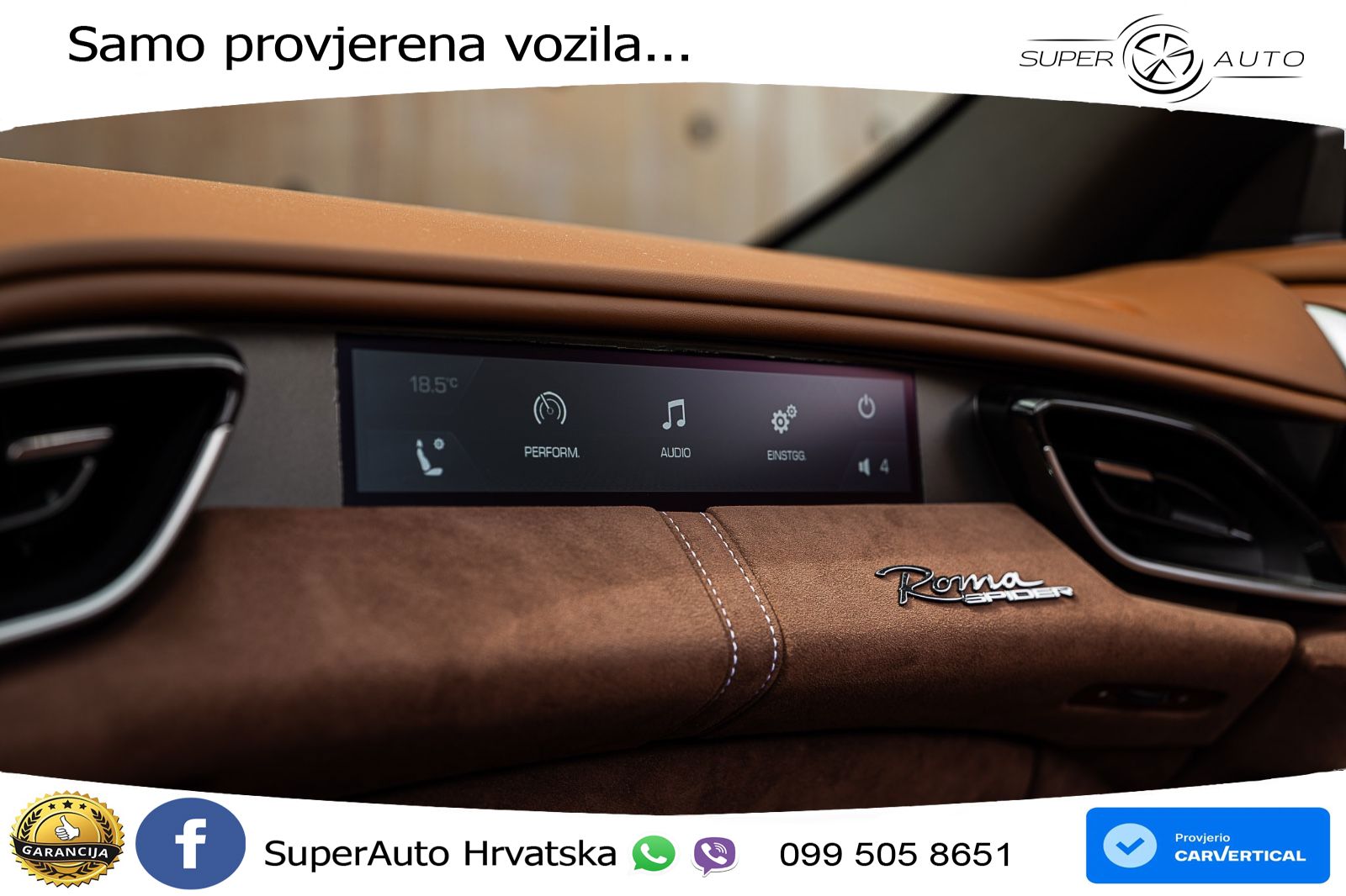 Ferrari Roma Spider 3.9 V8 (620 KS) F1 DCT LED+GR SJED+ACC
