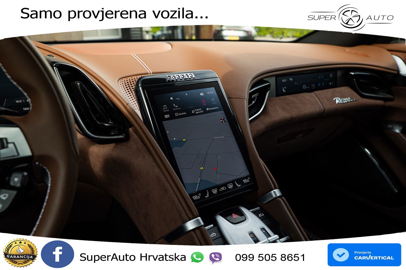 Ferrari Roma Spider 3.9 V8 (620 KS) F1 DCT LED+GR SJED+ACC