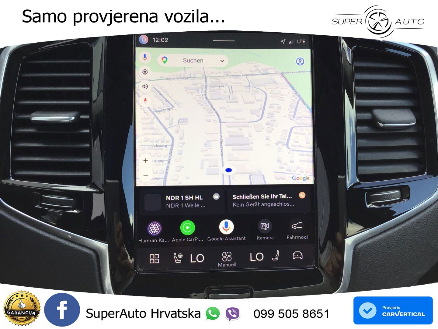 Volvo XC90 2.0 B5 Diesel AWD Automatic ACC+GR SJED+360+PANO