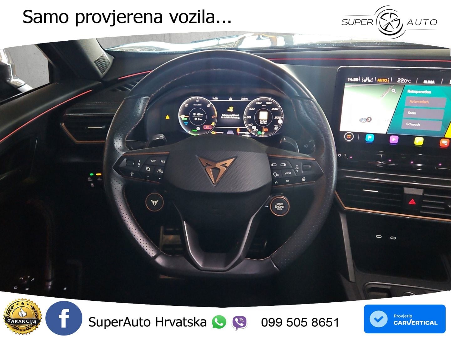 Cupra Formentor 1.4 TSI (245 KS) e-Hybrid DSG VZ LED+GR SJED+ACC