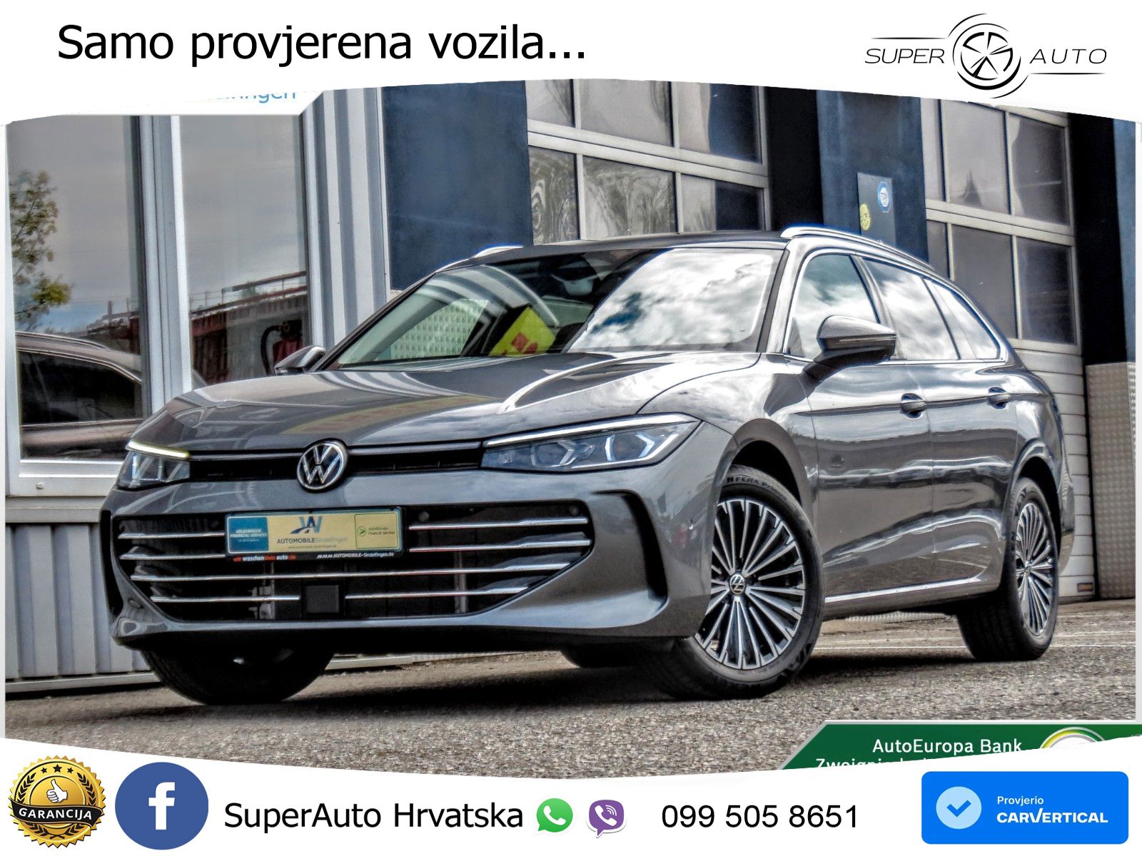 Volkswagen Passat Variant 1.5 eTSI (150 KS) DSG LED+GR SJED+ACC