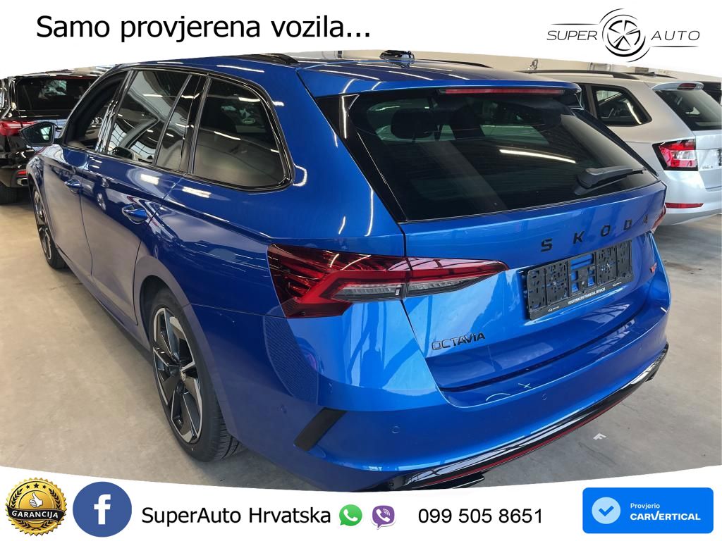 Škoda Octavia Combi RS 2.0 TSI (265 KS) DSG LED+GR SJED+ACC