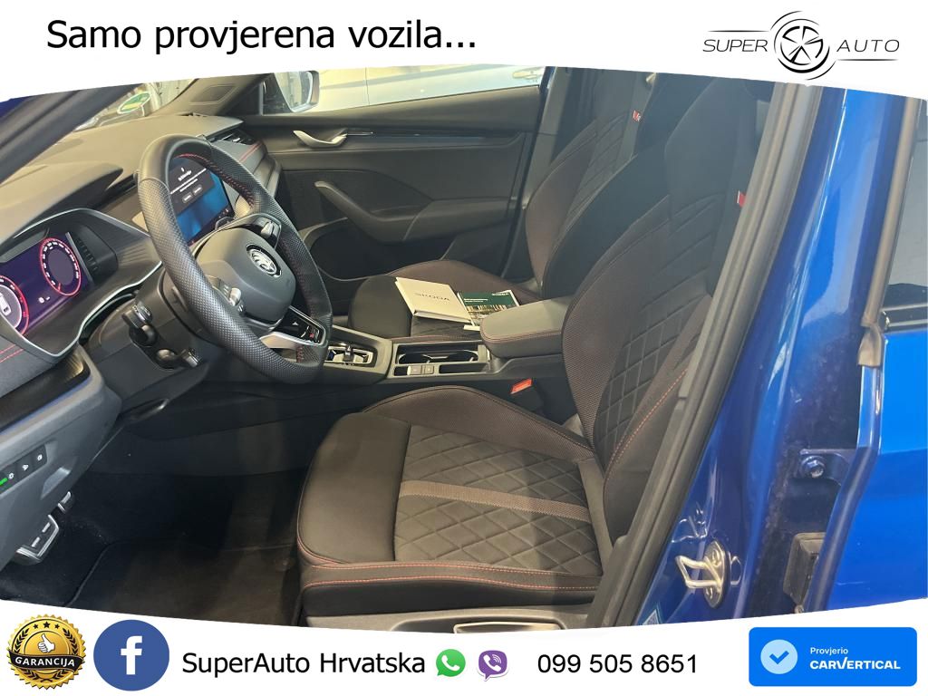 Škoda Octavia Combi RS 2.0 TSI (265 KS) DSG LED+GR SJED+ACC
