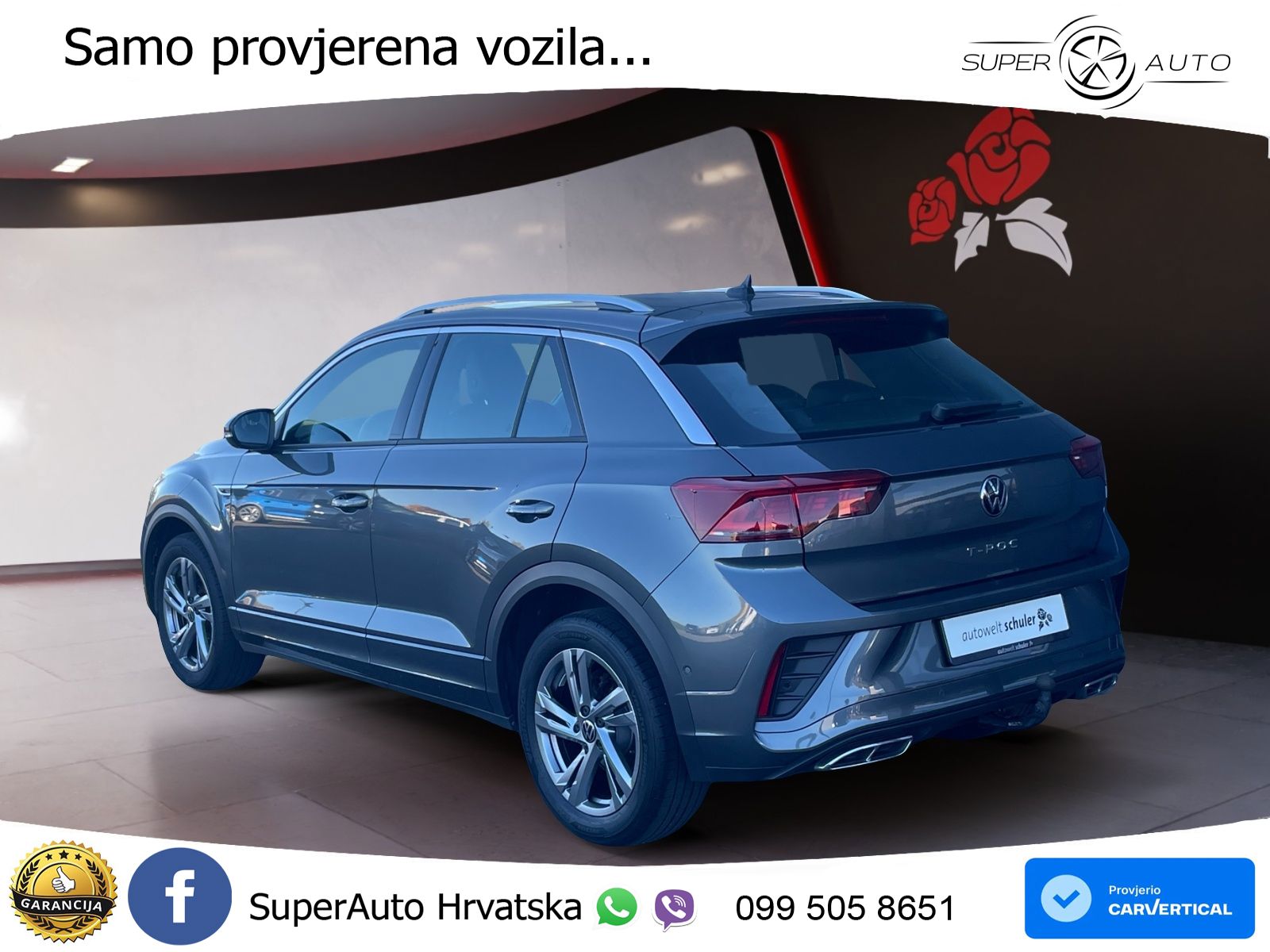 Volkswagen T-Roc 1.5 TSI (150 KS) R-Line LED+GR SJED+ACC