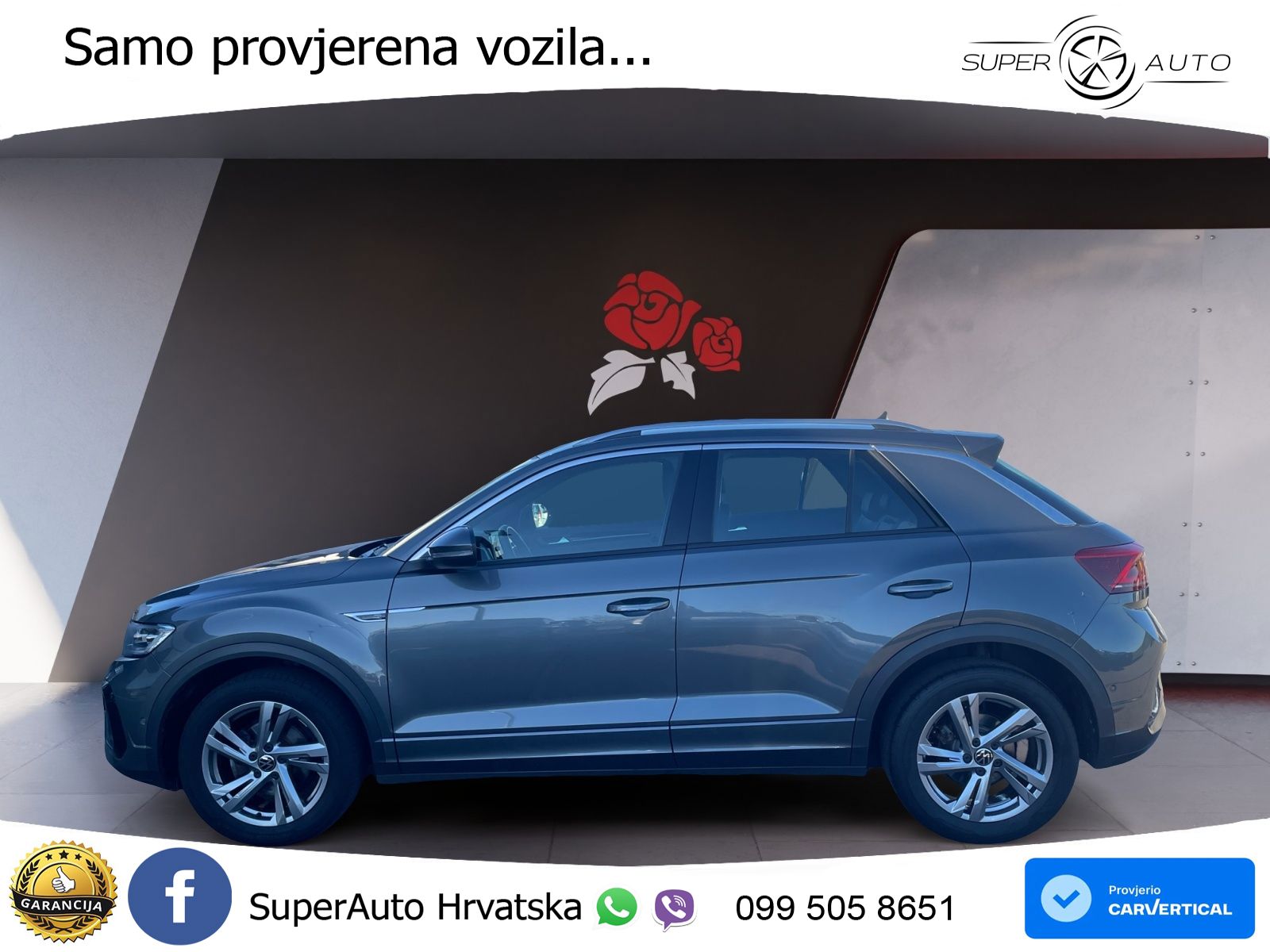 Volkswagen T-Roc 1.5 TSI (150 KS) R-Line LED+GR SJED+ACC