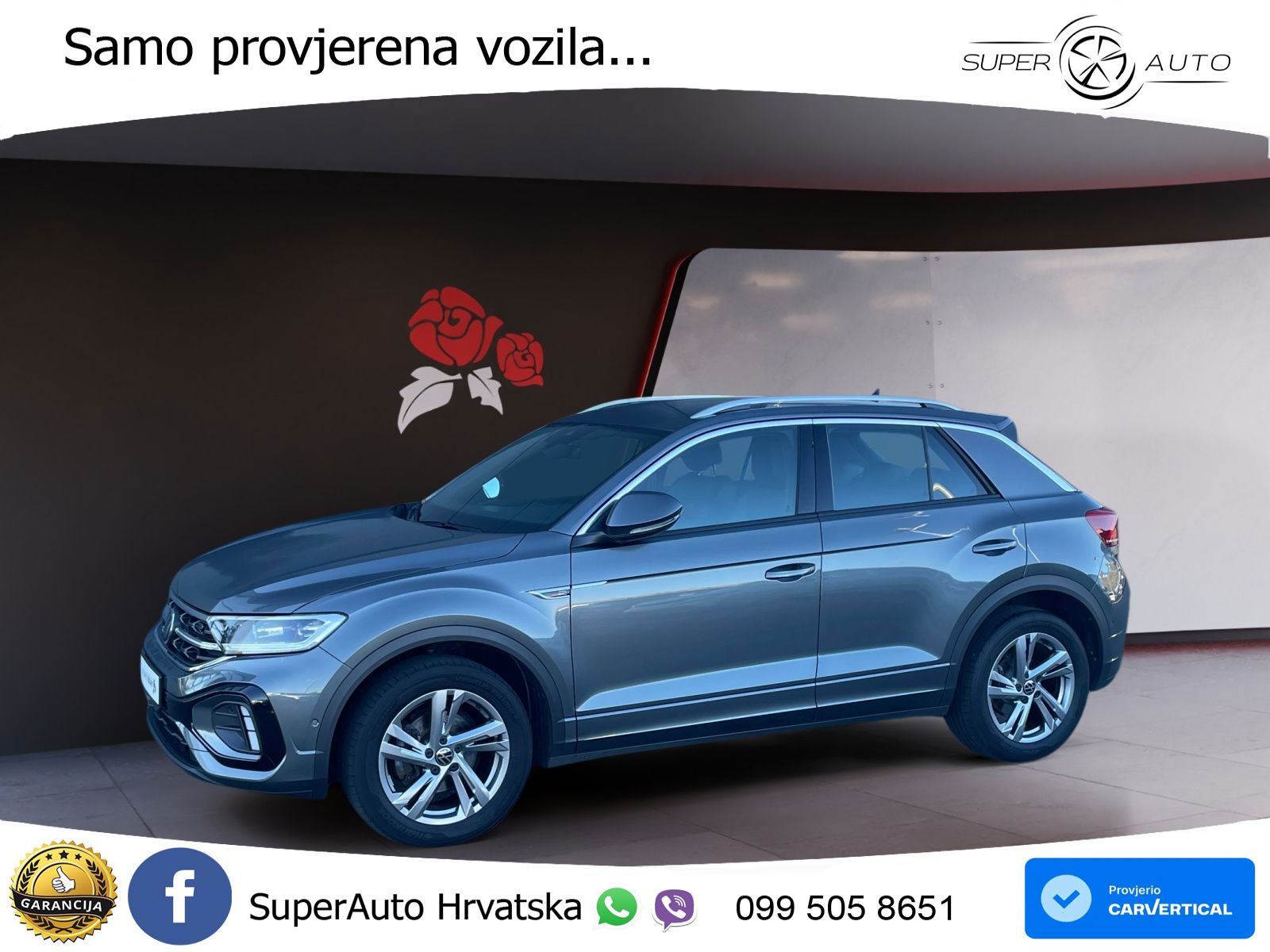 Volkswagen T-Roc 1.5 TSI (150 KS) R-Line LED+GR SJED+ACC