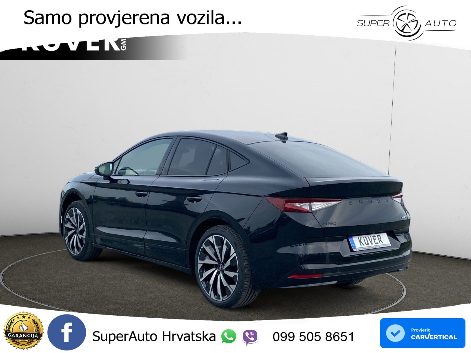Škoda Enyaq Coupe iV 85 82 kWh (286 KS) SportLine LED+GR SJED+ACC