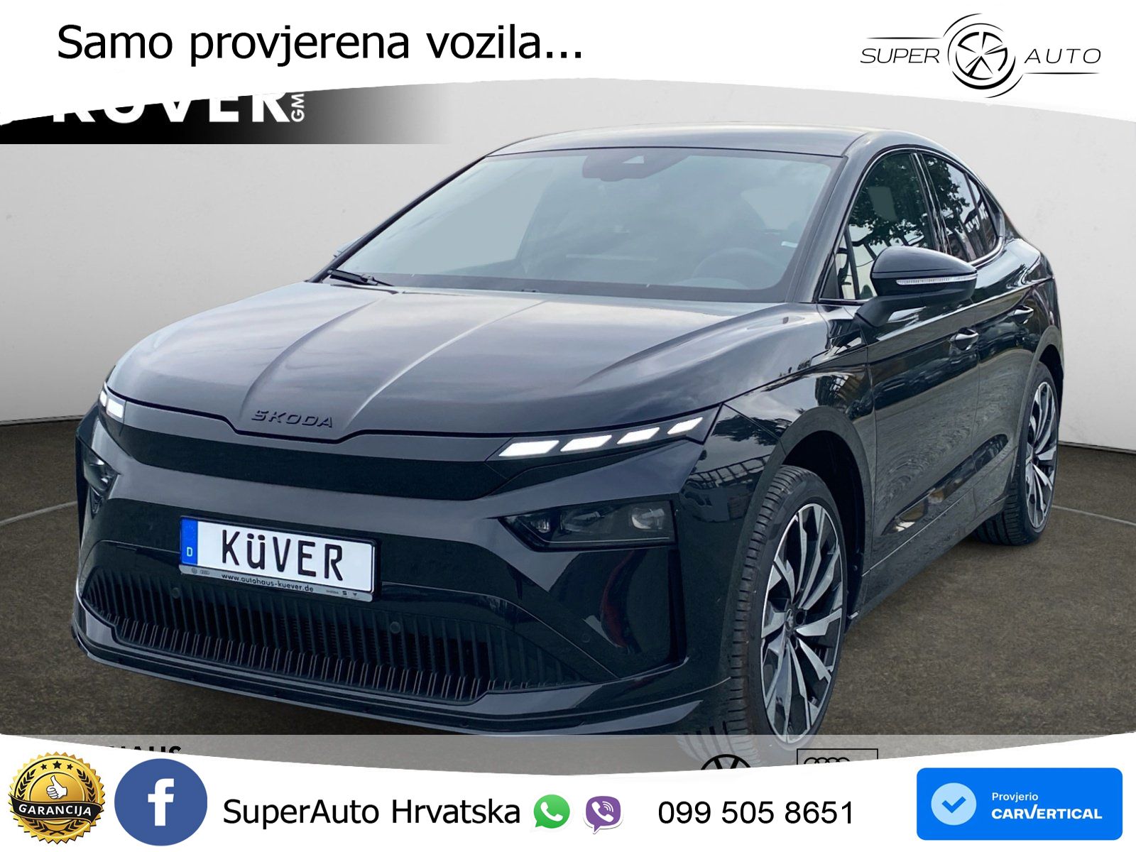 Škoda Enyaq Coupe iV 85 82 kWh (286 KS) SportLine LED+GR SJED+ACC