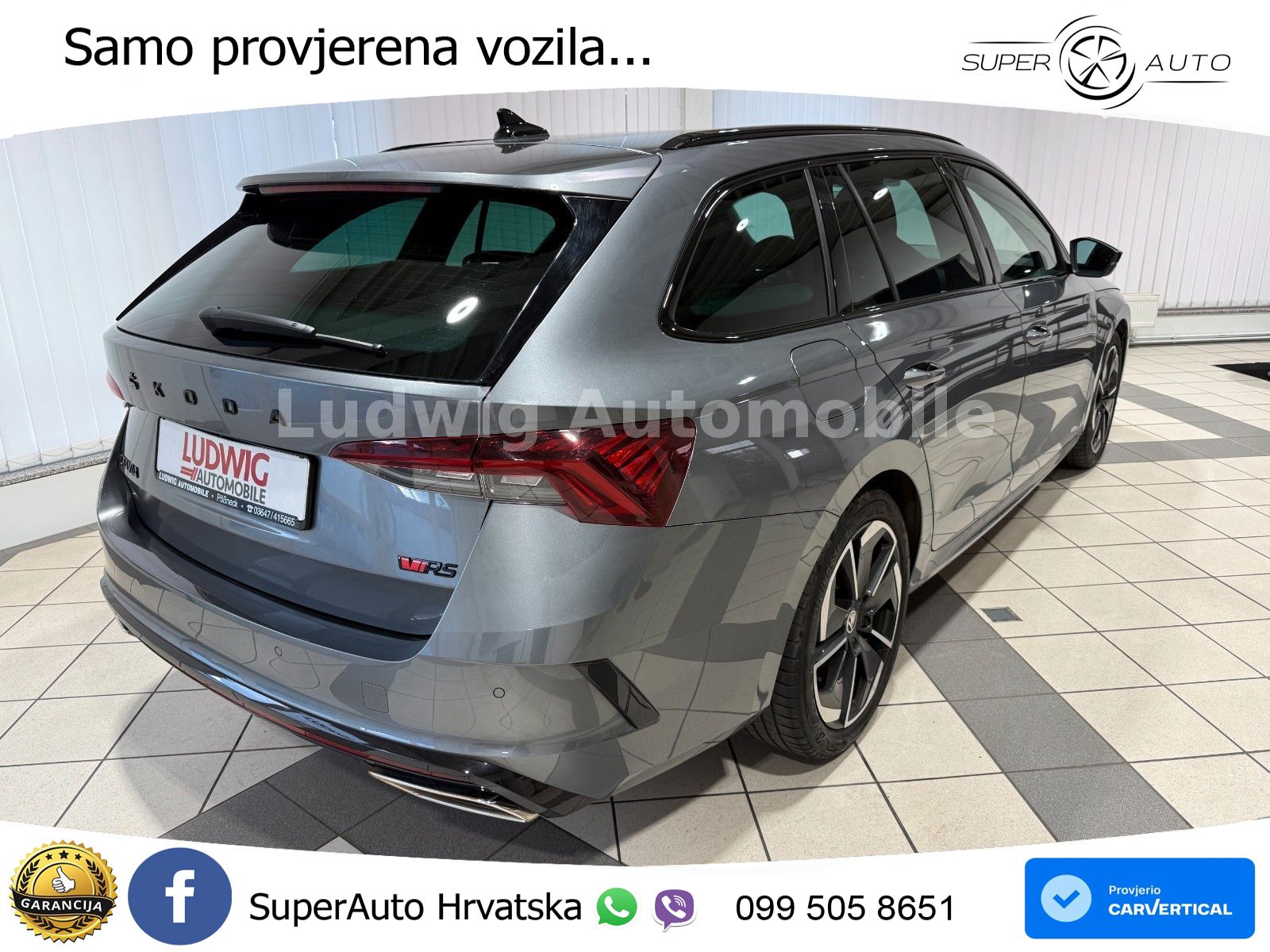 Škoda Octavia Combi RS 2.0 TSI (245 KS) LED+GR SJED+ACC