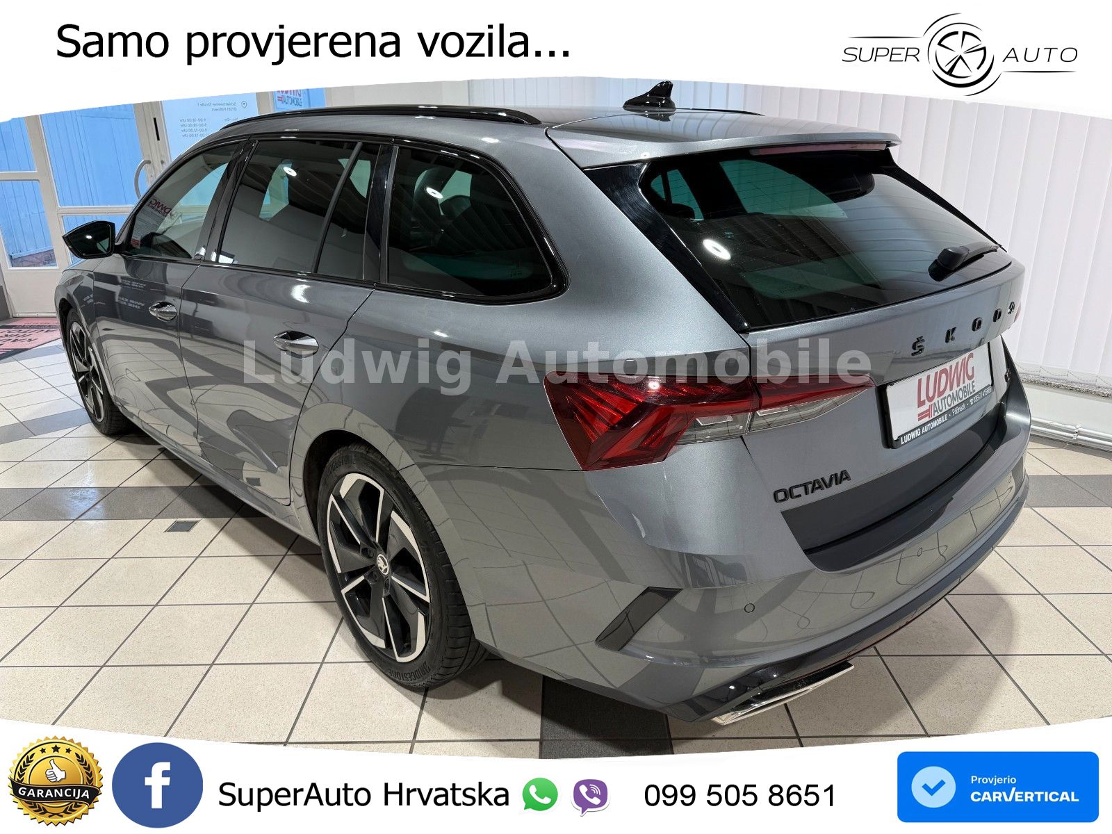 Škoda Octavia Combi RS 2.0 TSI (245 KS) LED+GR SJED+ACC