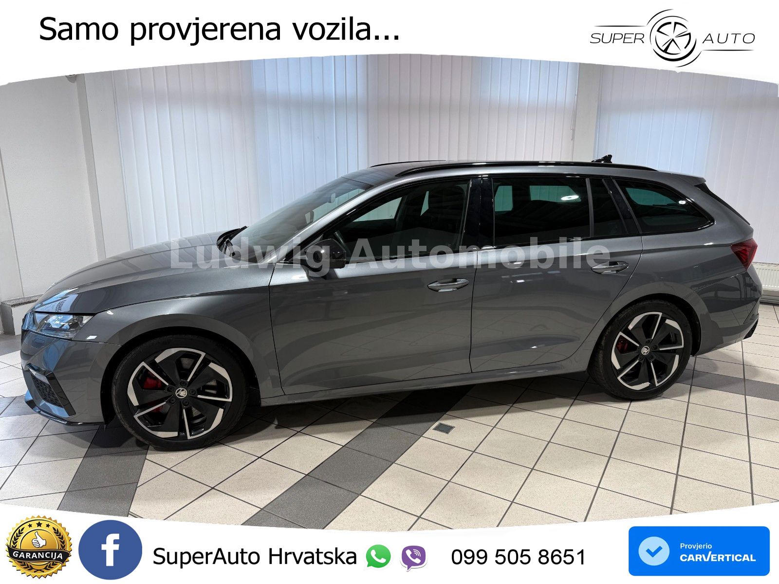 Škoda Octavia Combi RS 2.0 TSI (245 KS) LED+GR SJED+ACC