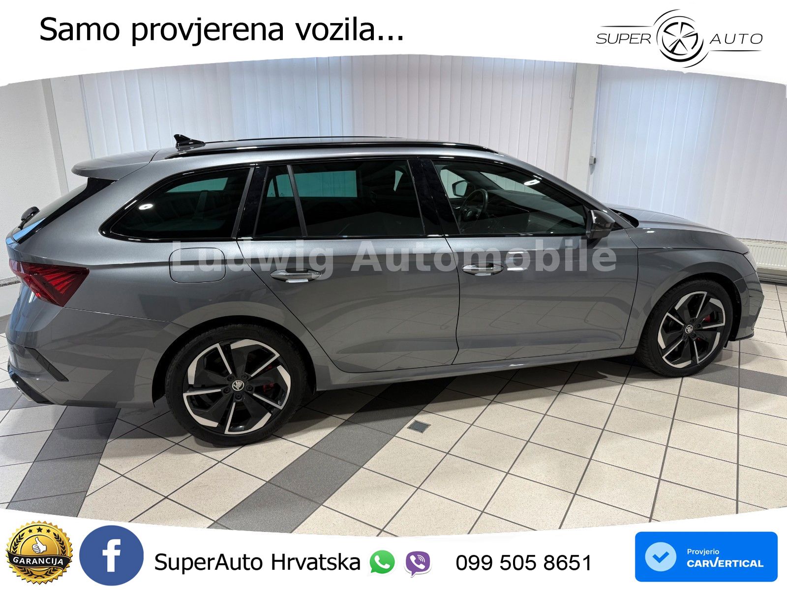 Škoda Octavia Combi RS 2.0 TSI (245 KS) LED+GR SJED+ACC
