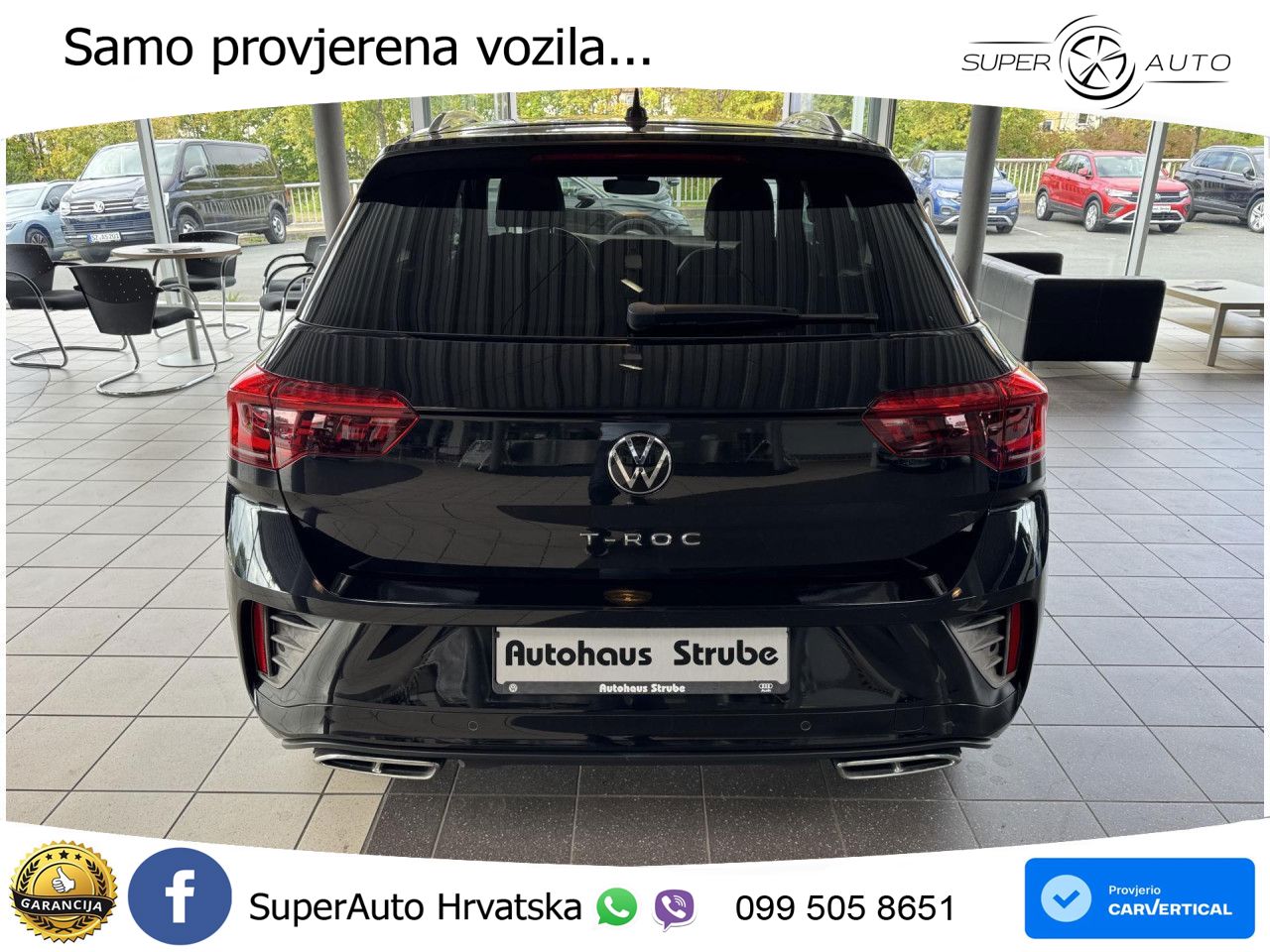 Volkswagen T-Roc 1.5 TSI (150 KS) R-Line LED+GR SJED+ACC