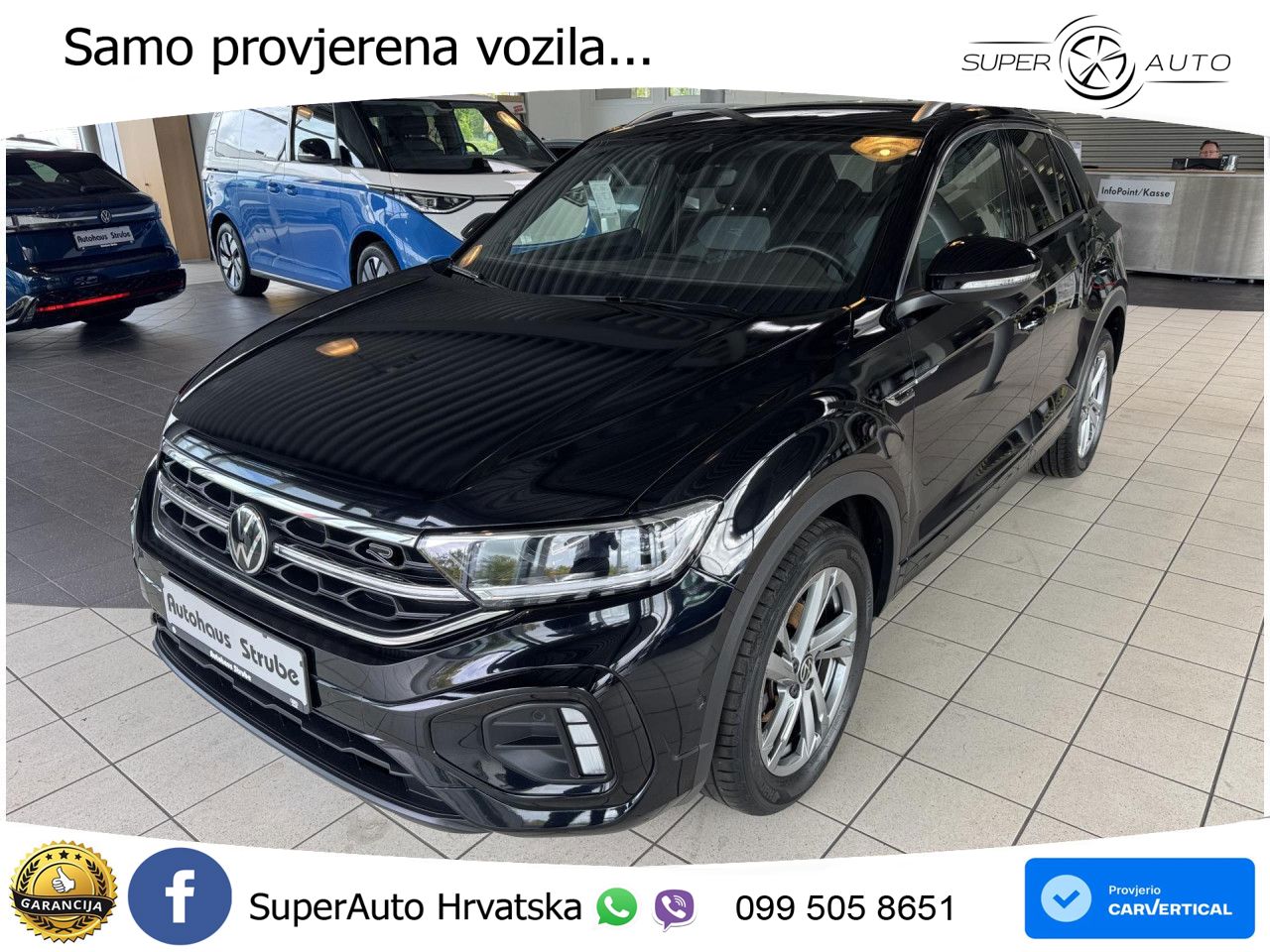 Volkswagen T-Roc 1.5 TSI (150 KS) R-Line LED+GR SJED+ACC