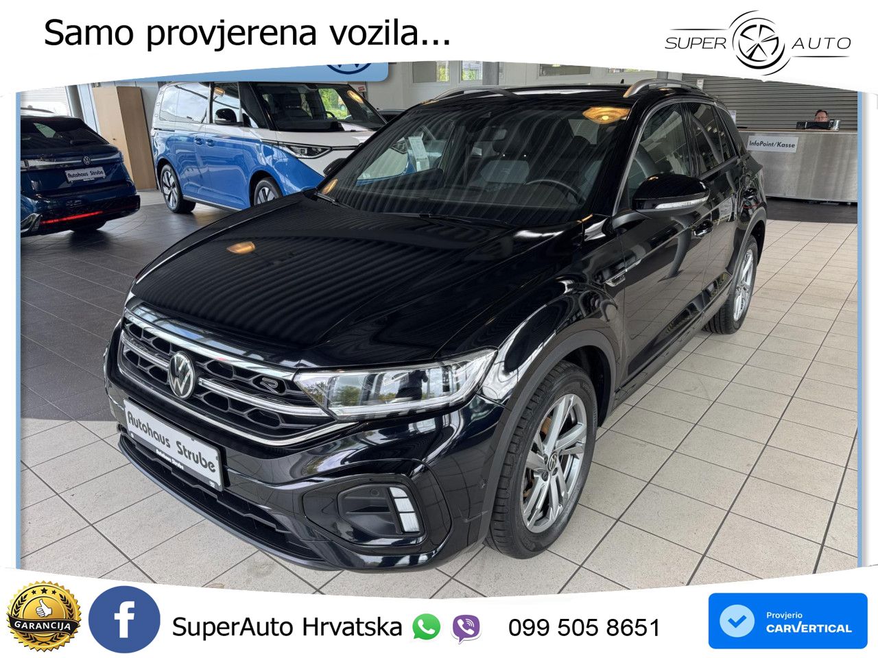 Volkswagen T-Roc 1.5 TSI (150 KS) R-Line LED+GR SJED+ACC