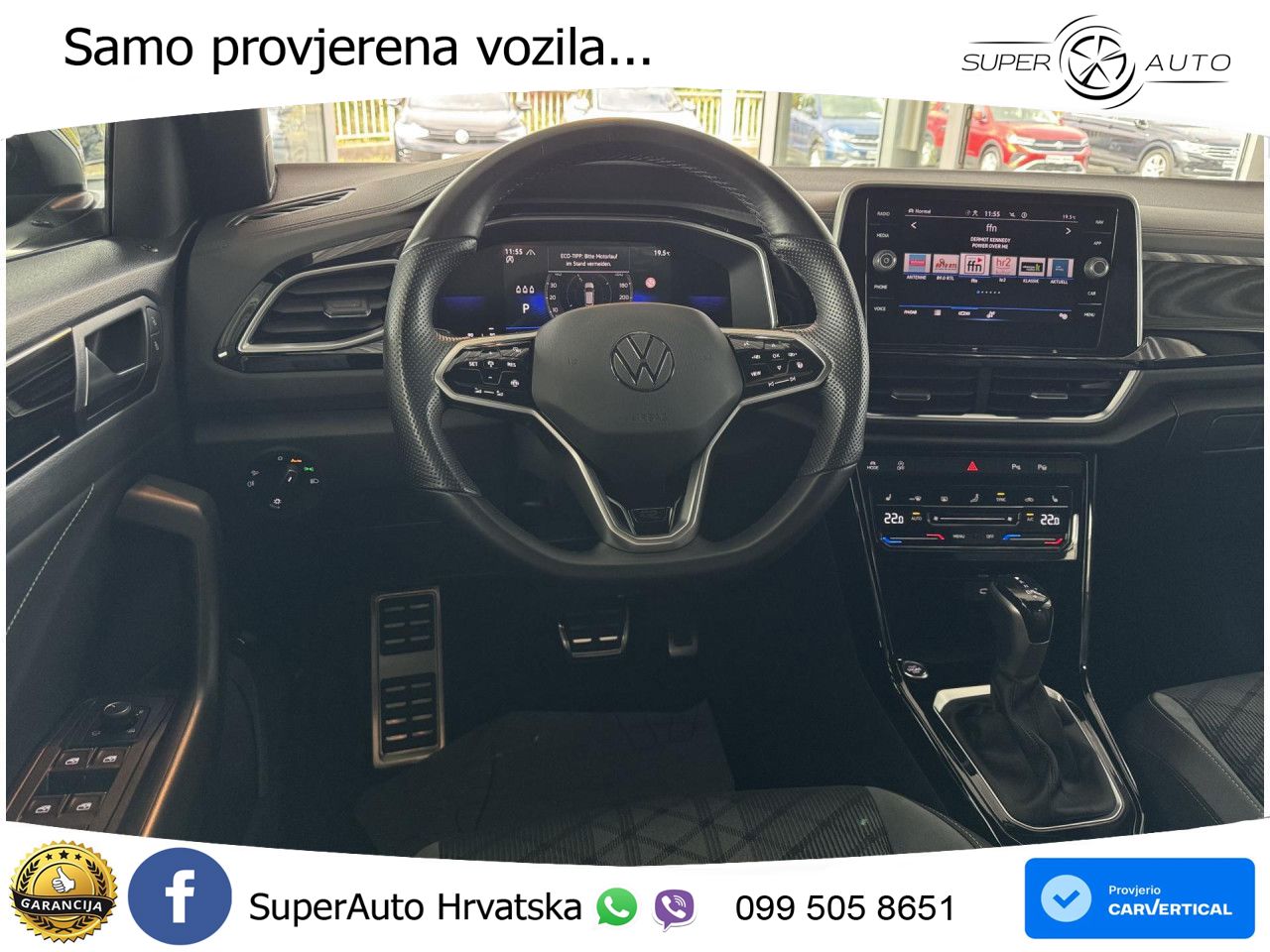 Volkswagen T-Roc 1.5 TSI (150 KS) R-Line LED+GR SJED+ACC