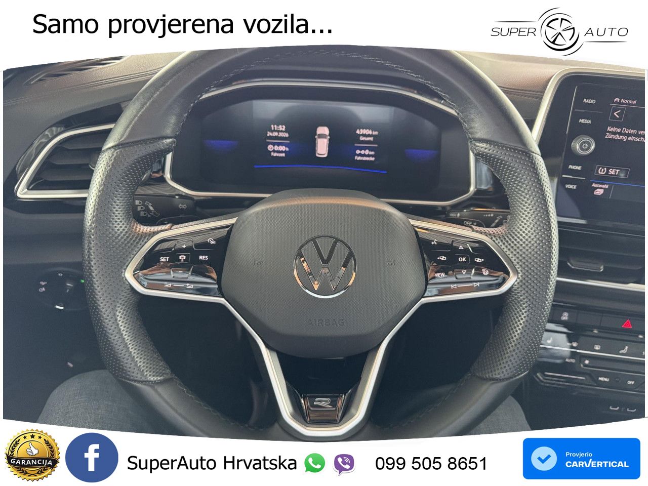 Volkswagen T-Roc 1.5 TSI (150 KS) R-Line LED+GR SJED+ACC
