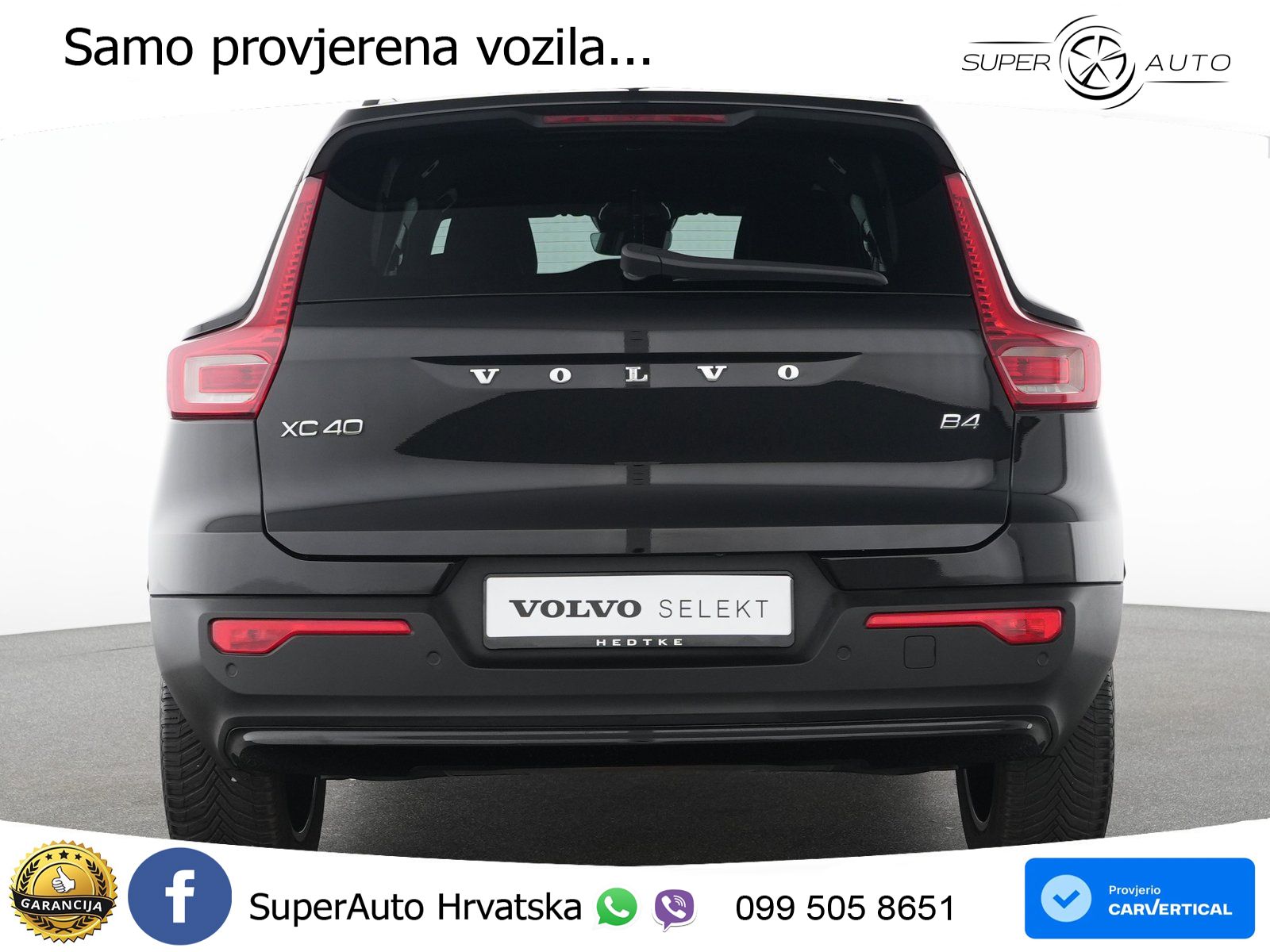 Volvo XC40 2.0 B4 197 KS Automatic LED+GR SJED+ACC