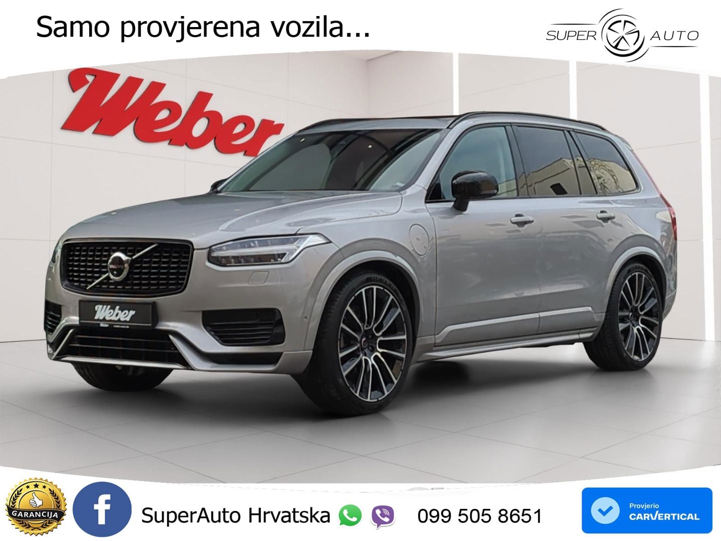 Volvo XC90 Recharge 2.0 T8 AWD Geartronic ZRAČNI+ACC+GR SJED+KAM+PANO