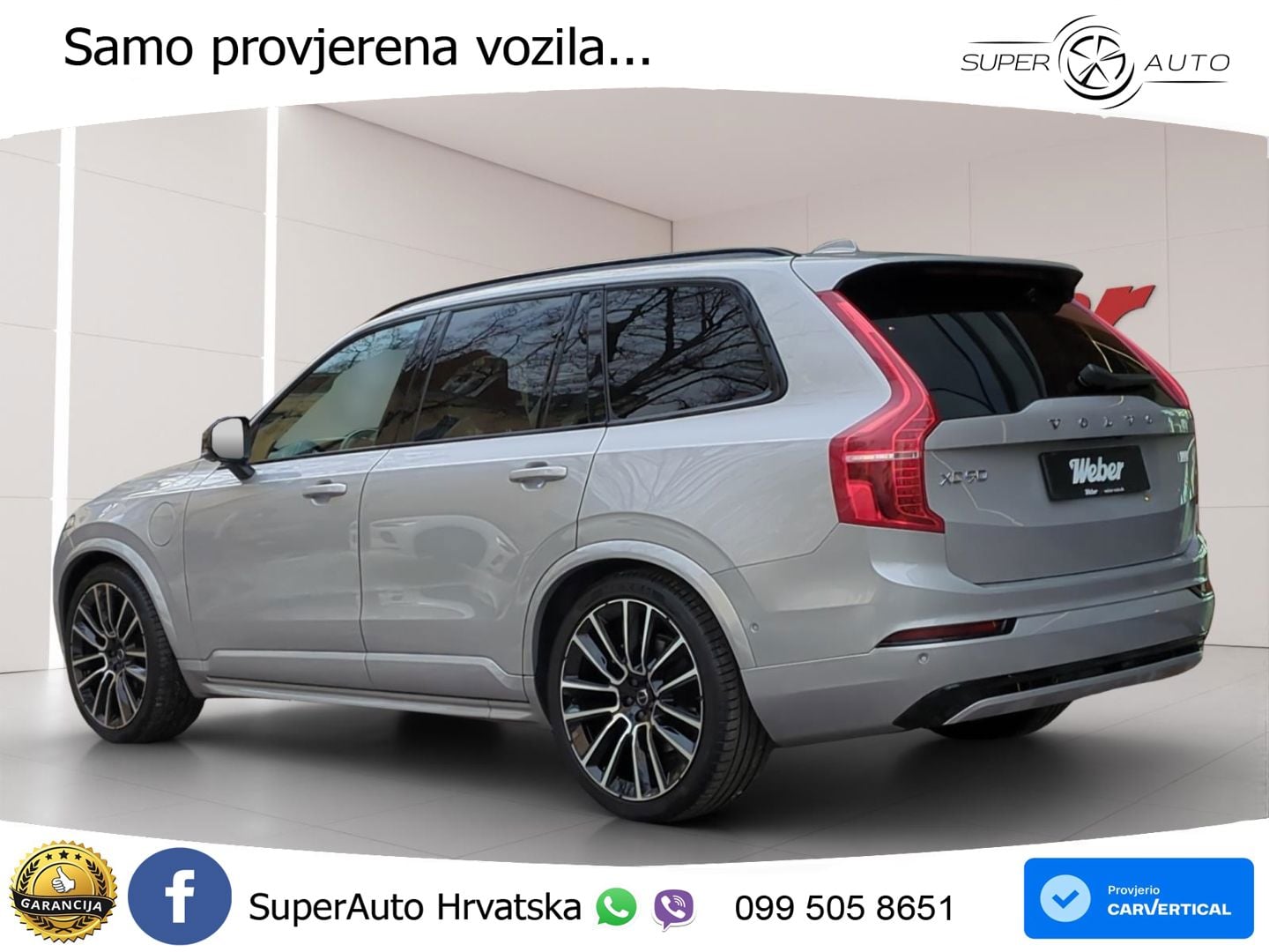 Volvo XC90 Recharge 2.0 T8 AWD Geartronic ZRAČNI+ACC+GR SJED+KAM+PANO